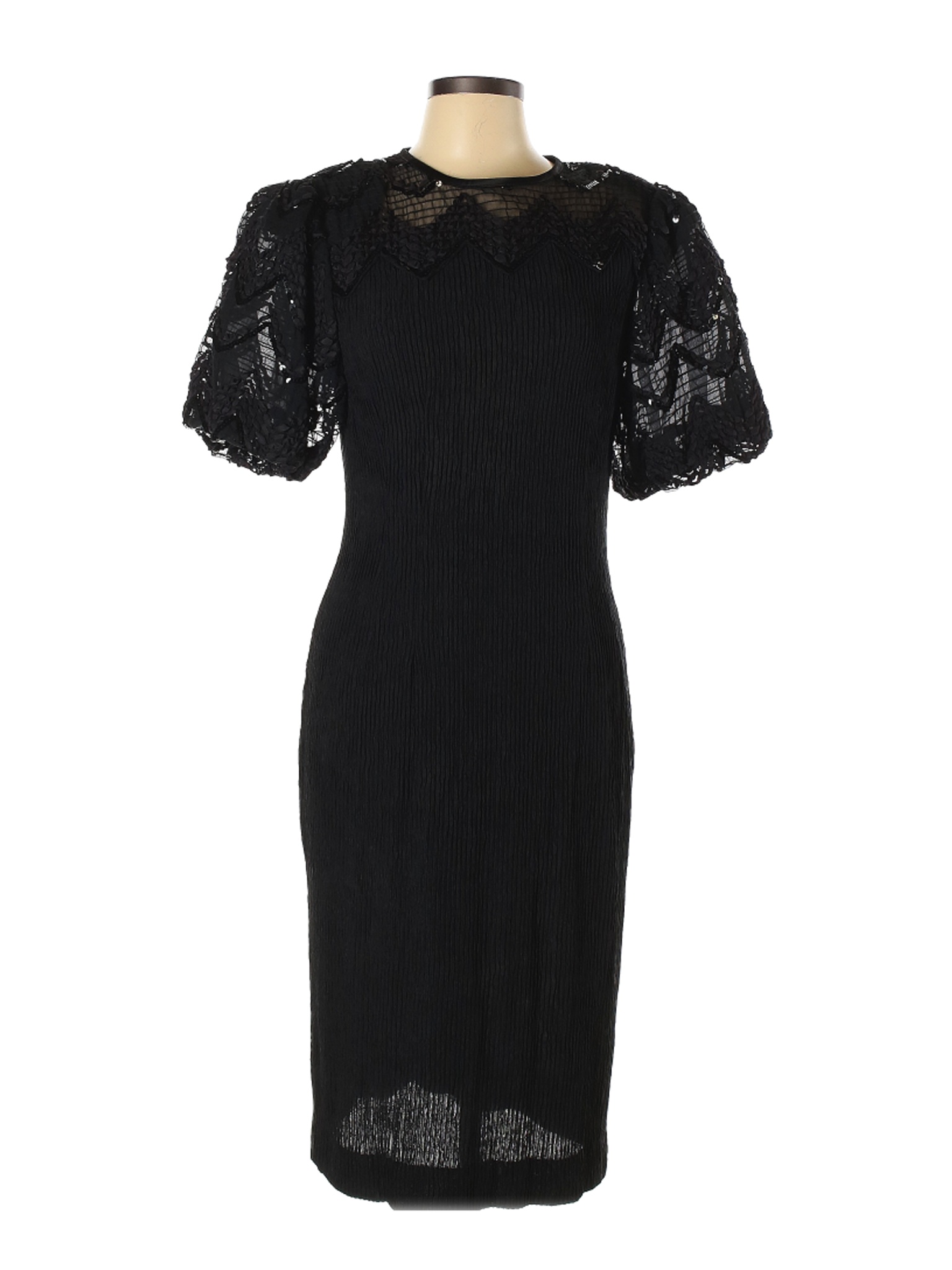 Leslie Fay Women Black Cocktail Dress 12 | eBay