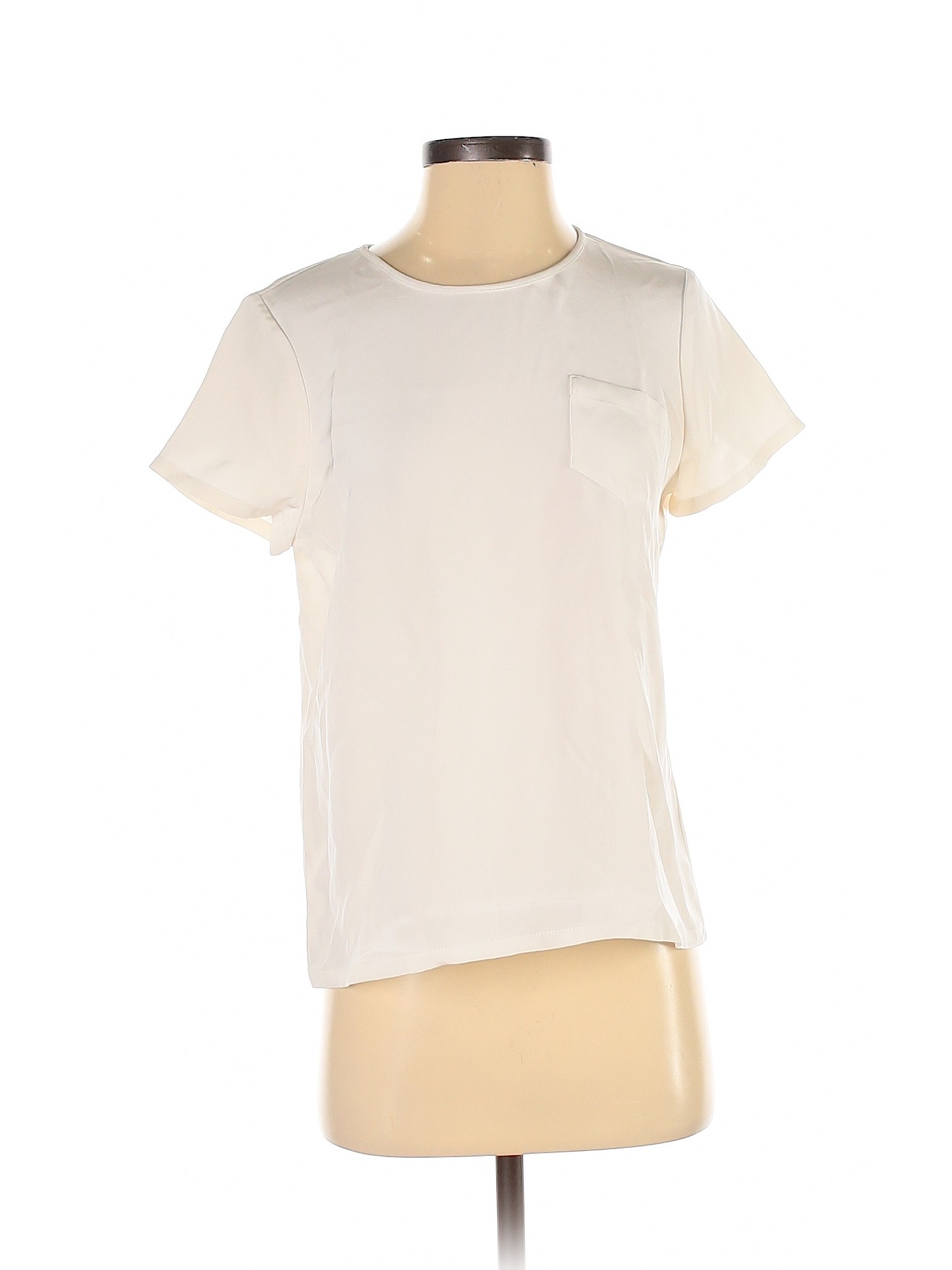 NWT Assorted Brands Women Ivory Short Sleeve Blouse 4 | eBay