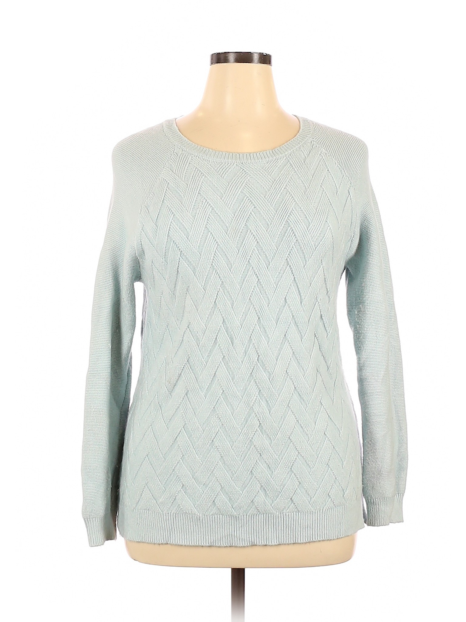 Cyrus Women Blue Pullover Sweater L | eBay