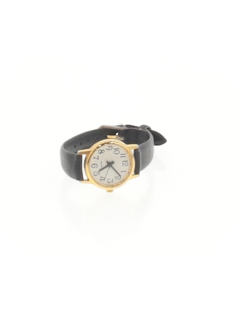 solid black watch