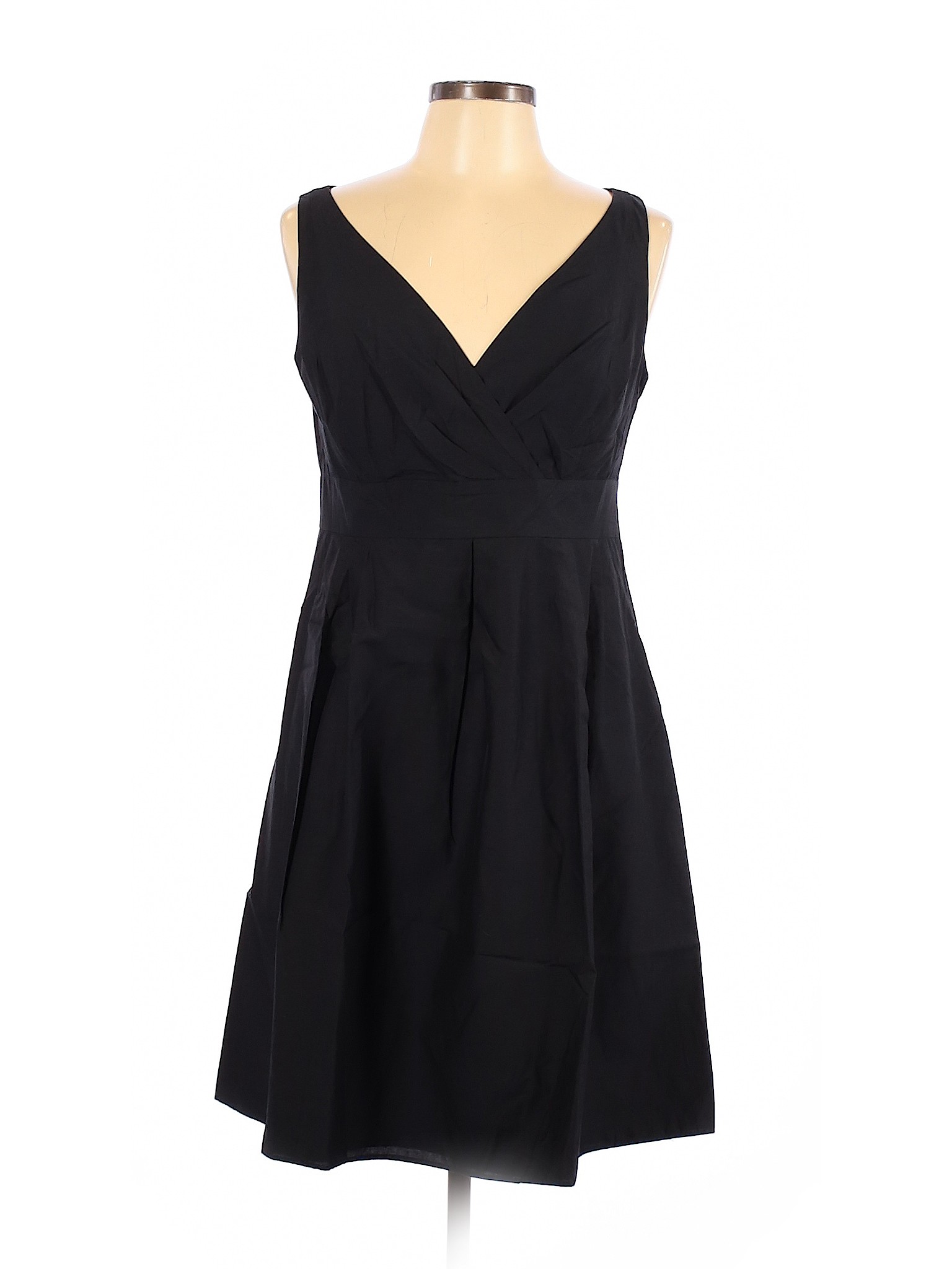 Lands' End Women Black Casual Dress 10 Petites | eBay
