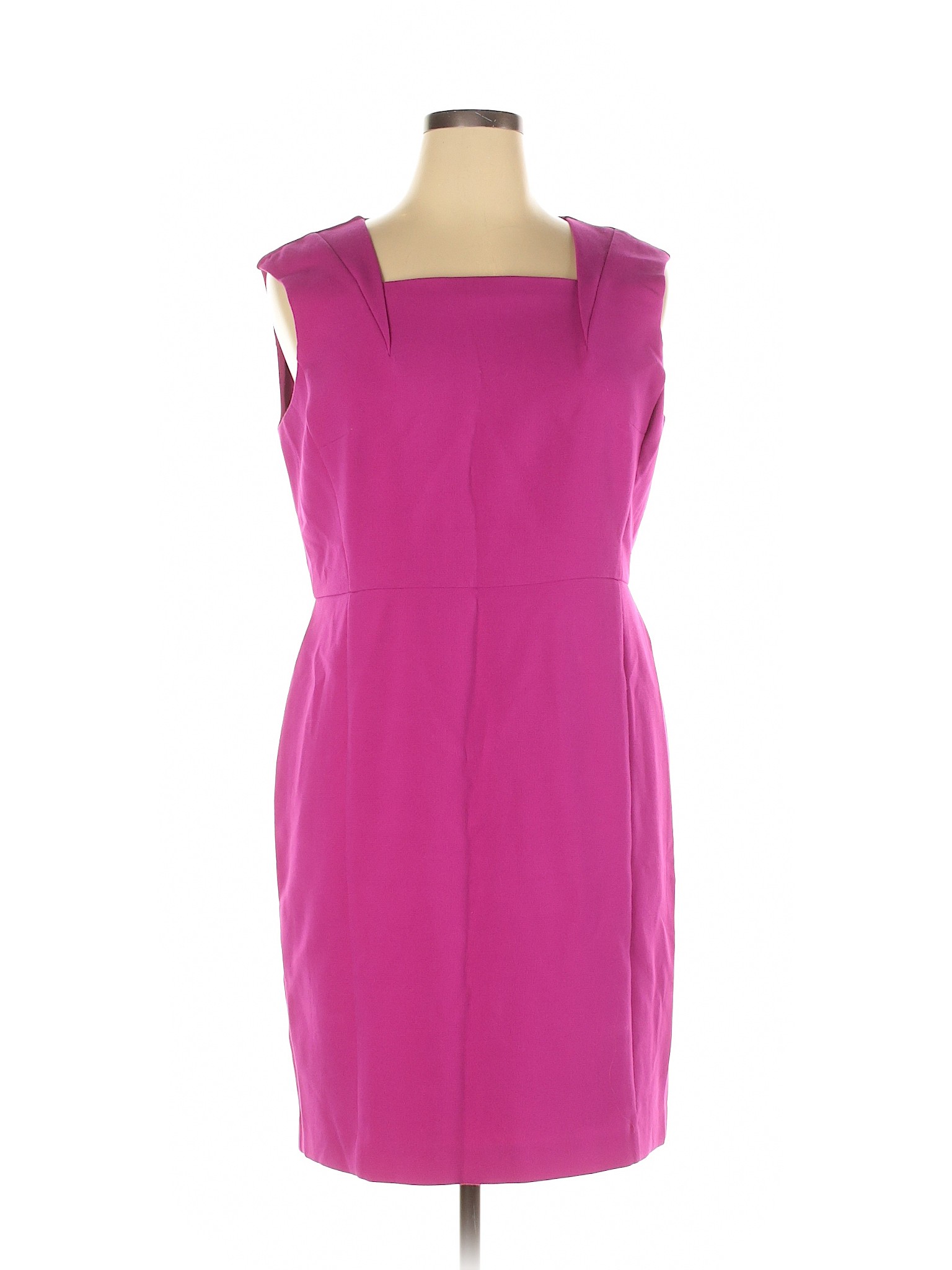 Ann Taylor Women Pink Casual Dress 16 Petites | eBay