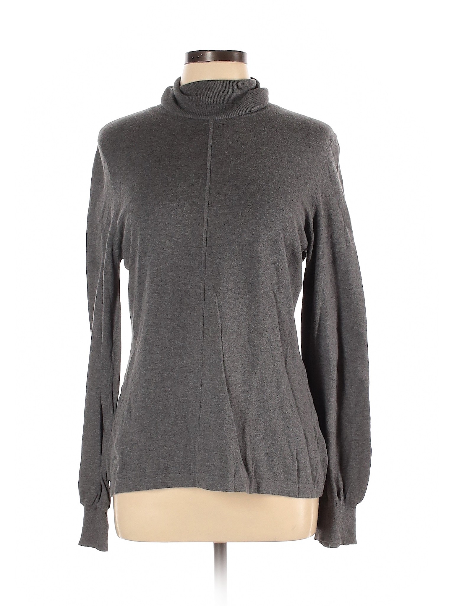 CAbi Women Gray Turtleneck Sweater L | eBay