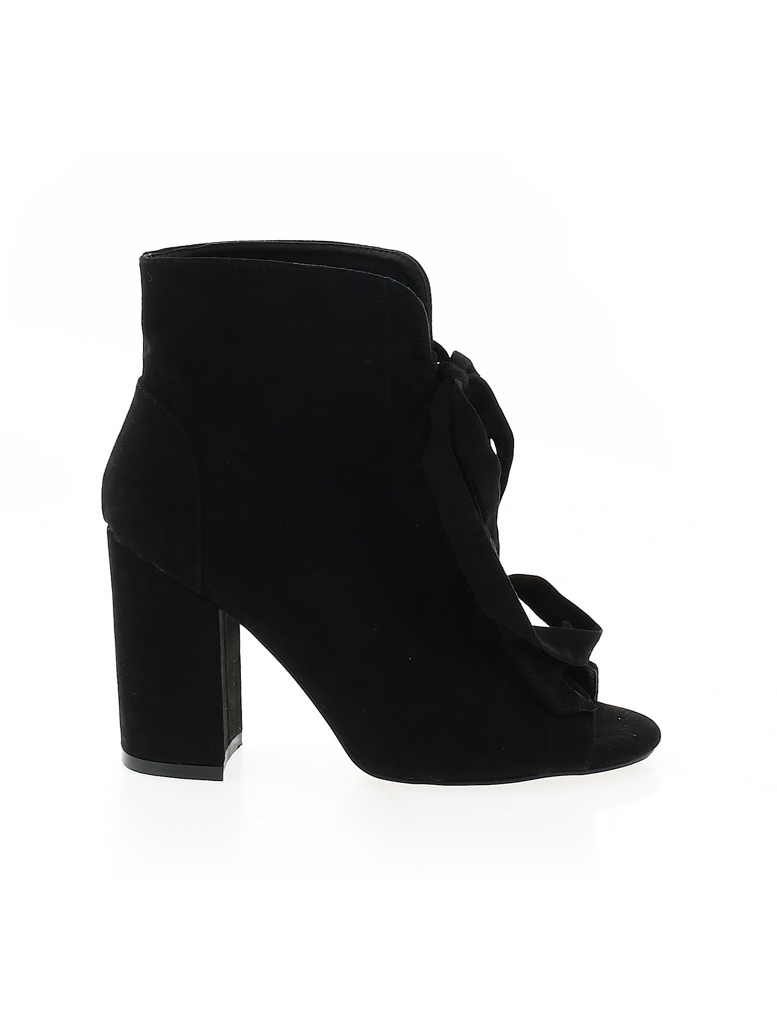 justfab black heels