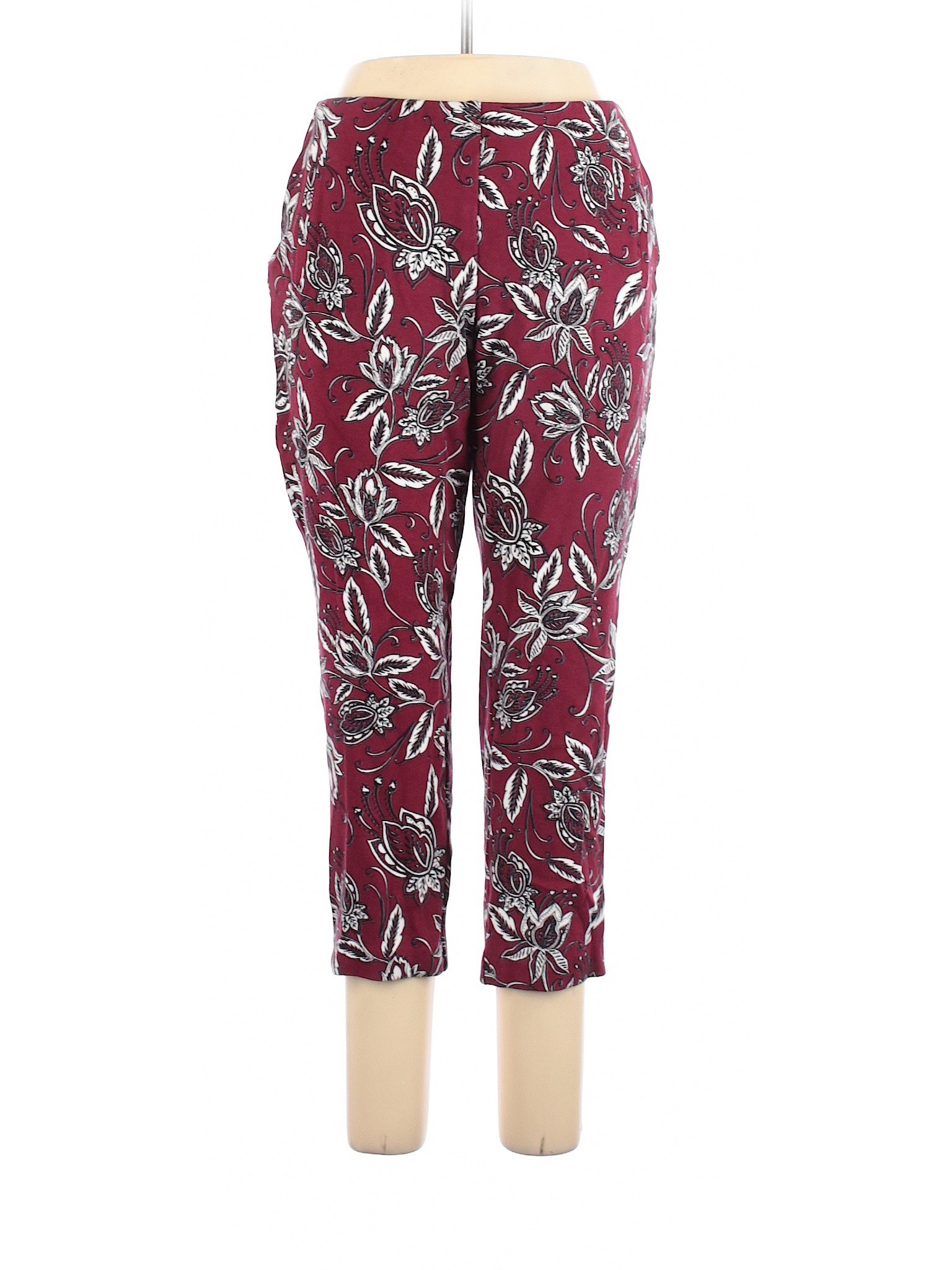 Chico's Maroon Burgundy Casual Pants Size XL (3) - 74% off | thredUP