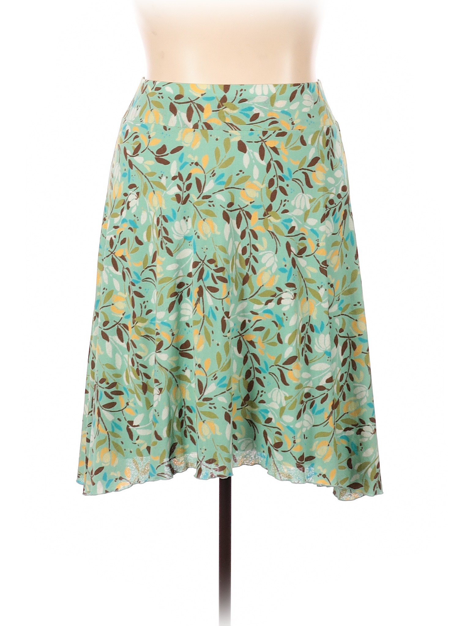 J.Jill Tropical Green Teal Casual Skirt Size XL - 35% off | ThredUp