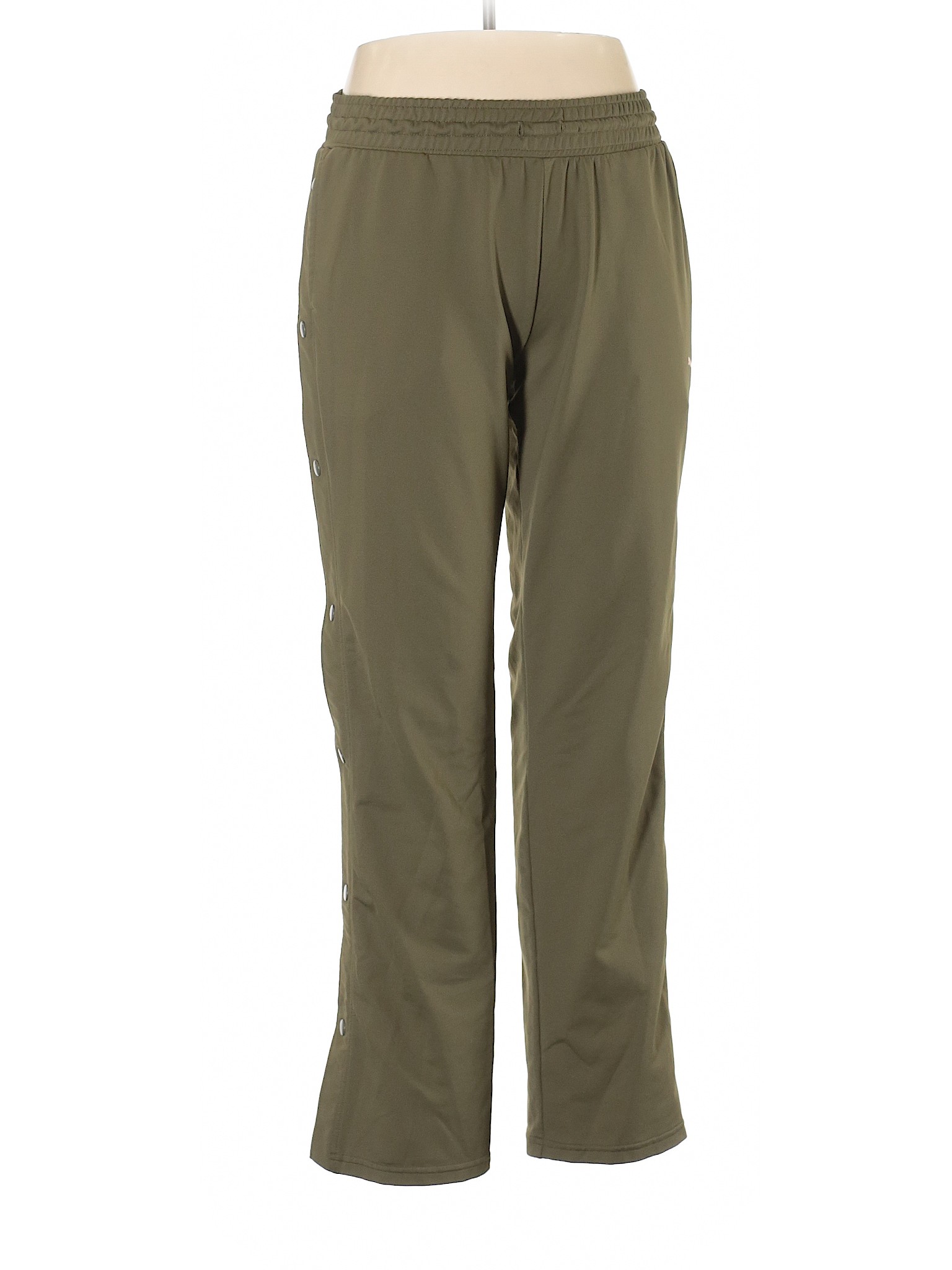 womens green track pants