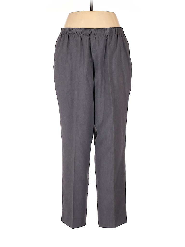 Alia 100 Polyester Gray Dress Pants Size 18 (Plus) 85 off thredUP