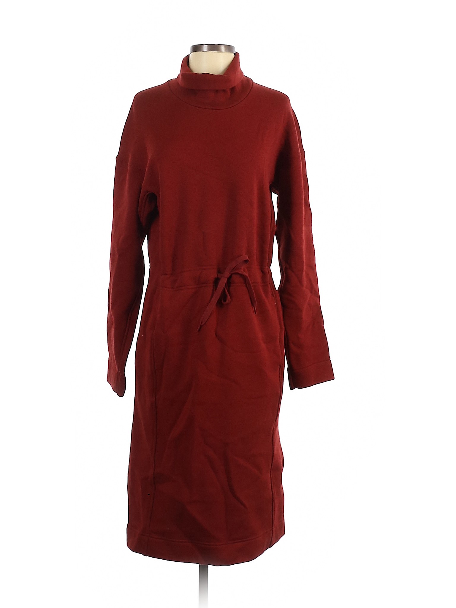 Uniqlo U Women Orange Casual Dress XS | eBay