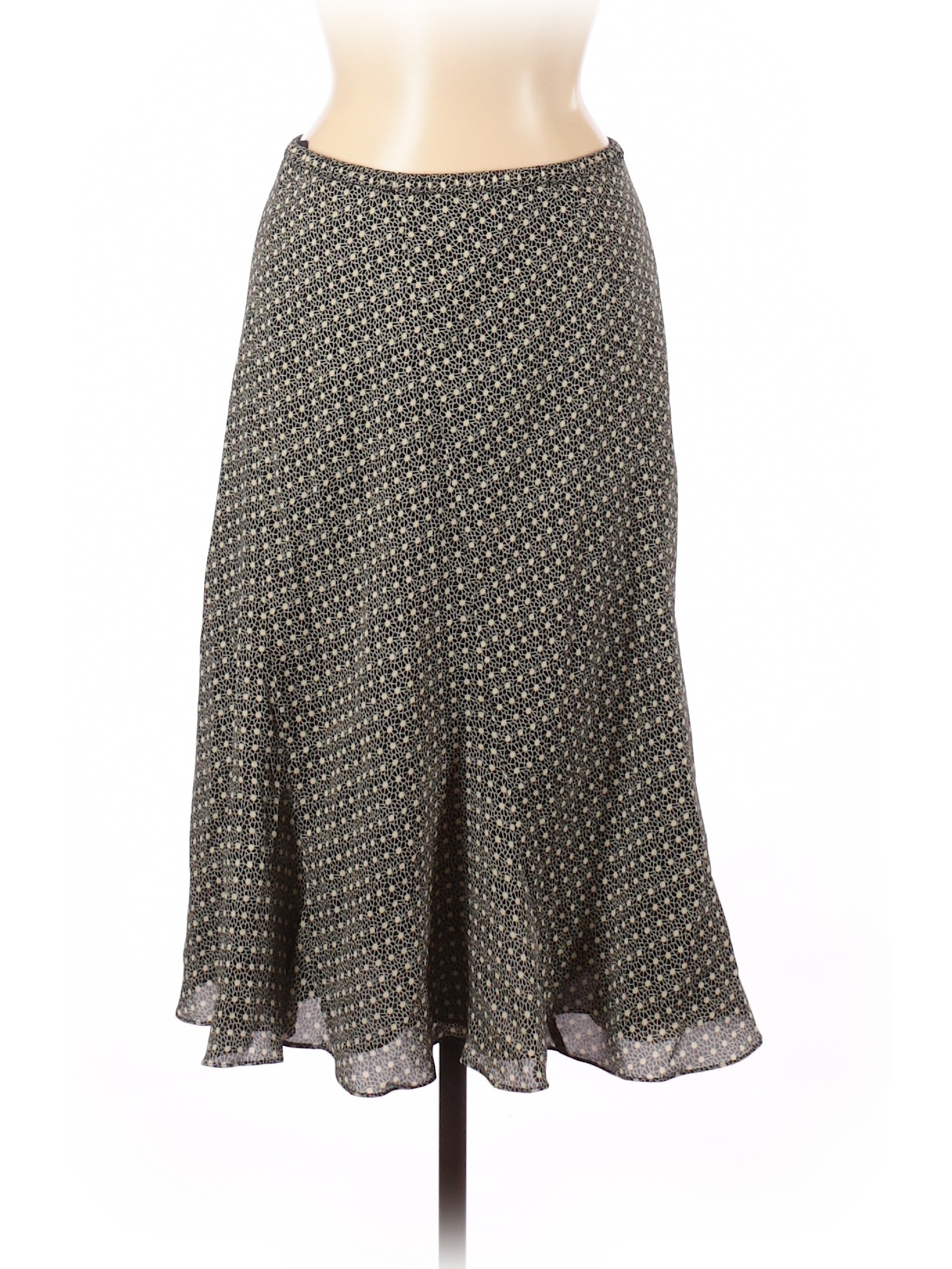 Jones New York Women Brown Silk Skirt 8 | eBay