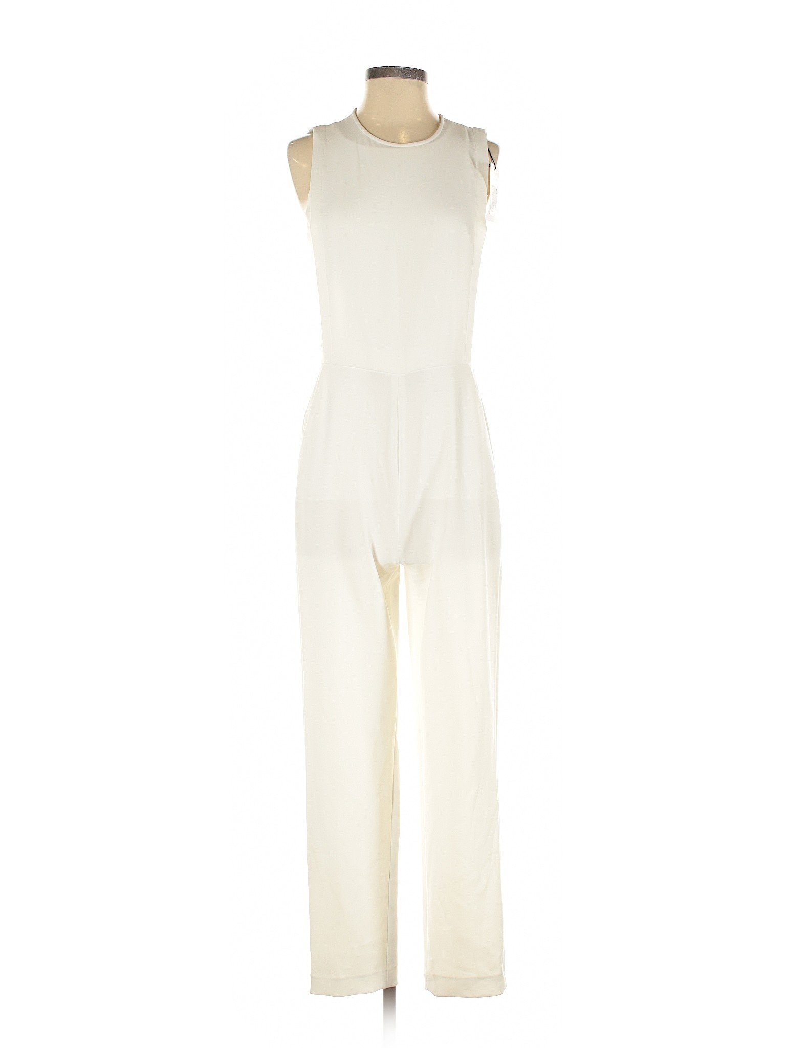 theory white jumpsuit