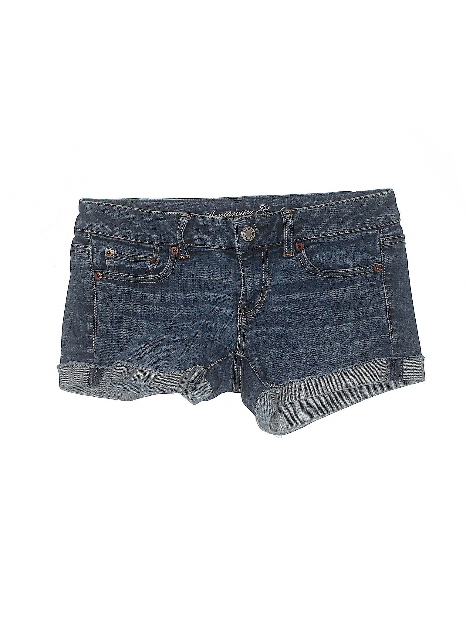 American Eagle Outfitters Women Blue Denim Shorts 2 | eBay