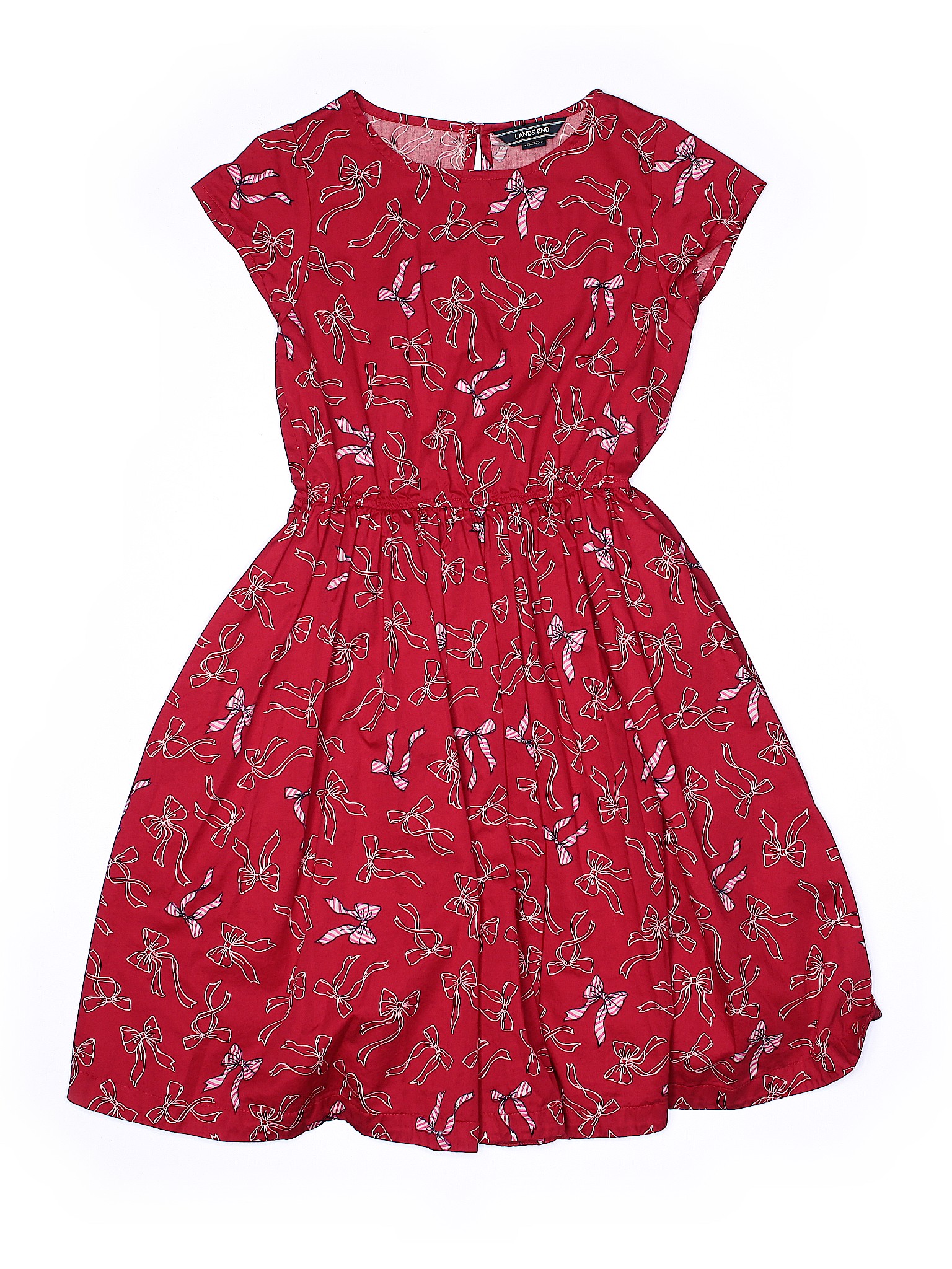 Lands' End Girls Red Dress 14 | eBay