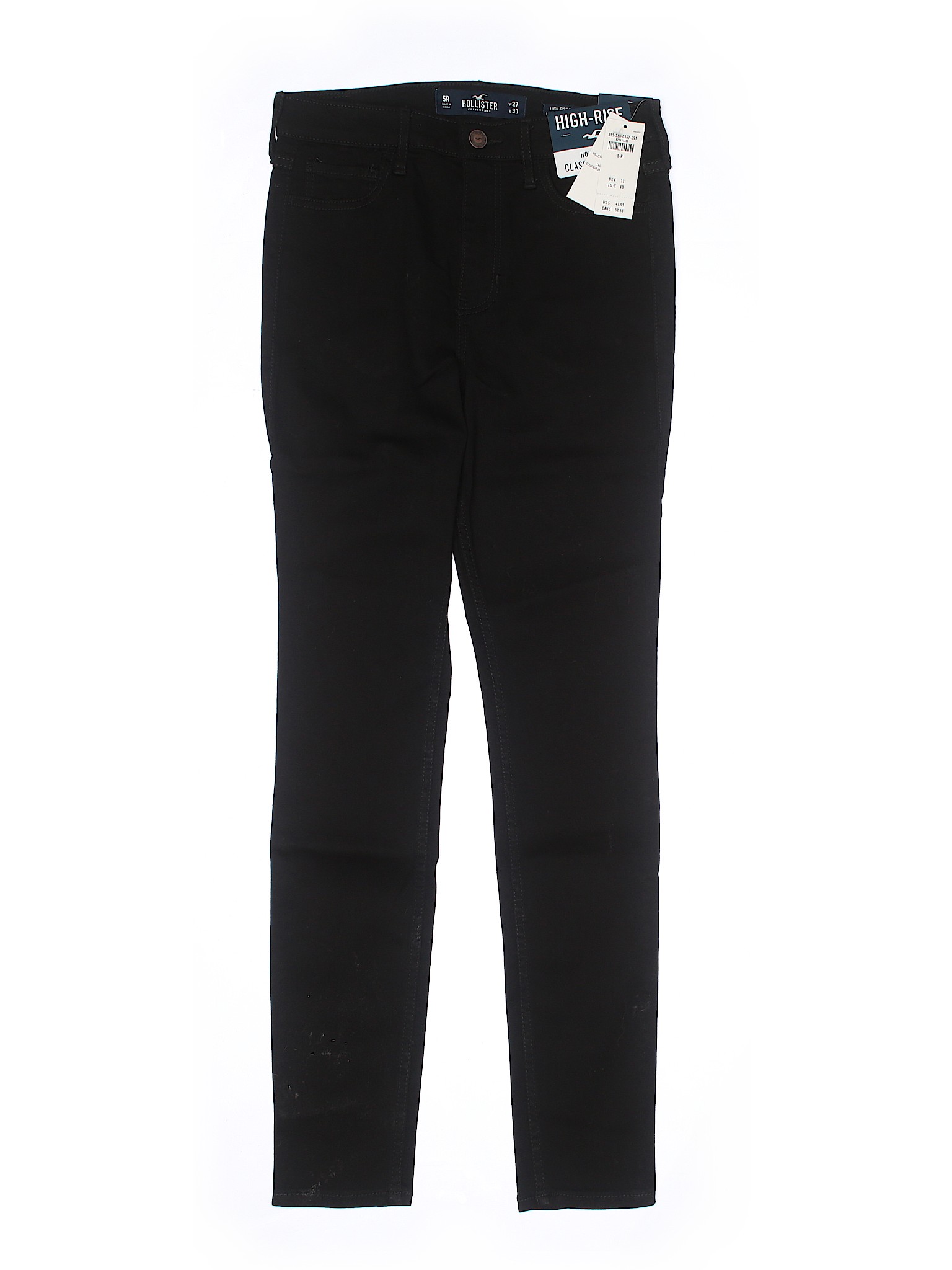 NWT Hollister Women Black Jeans 5 | eBay