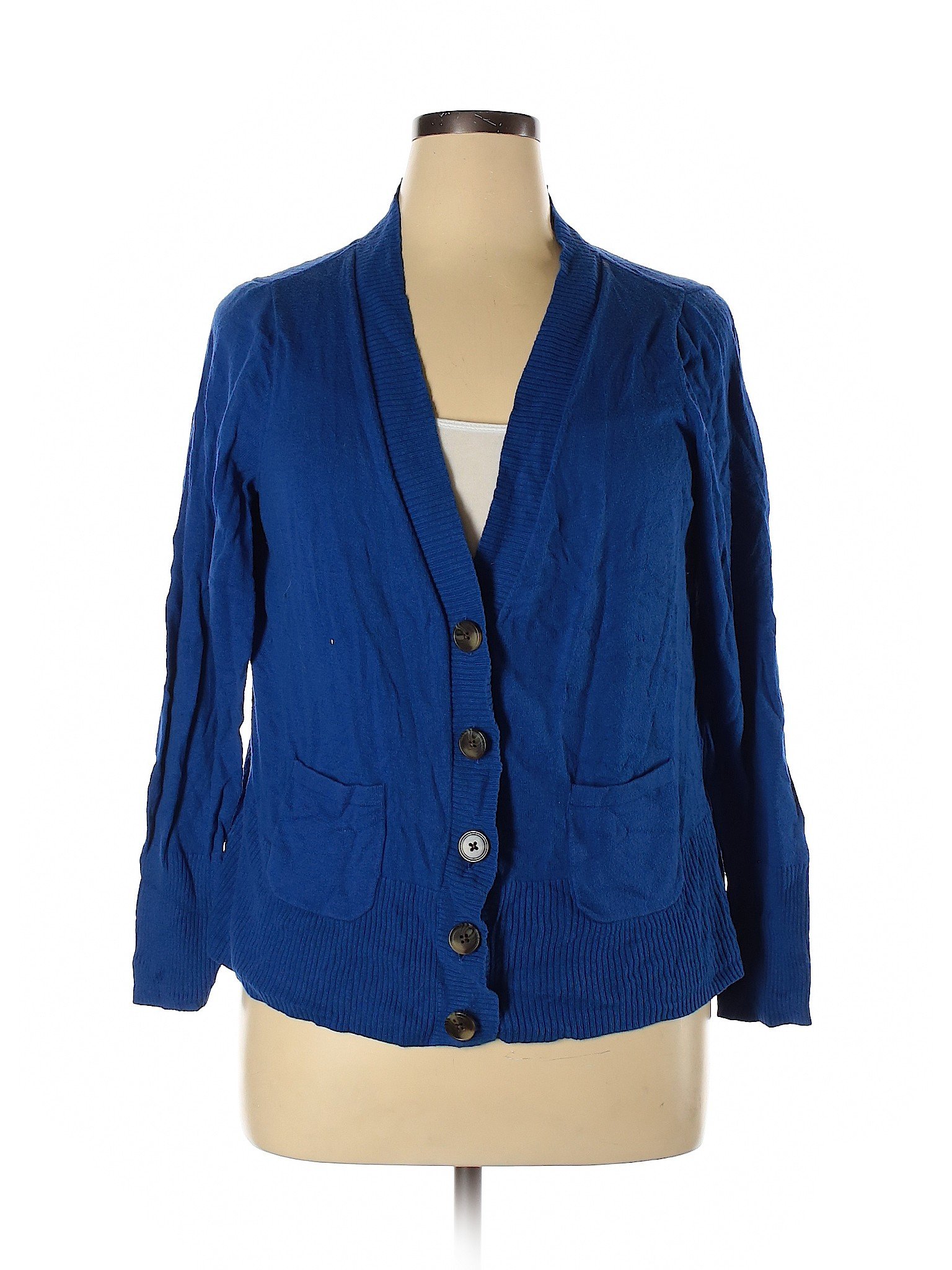 Jcpenney Women Blue Cardigan 1X Plus | eBay