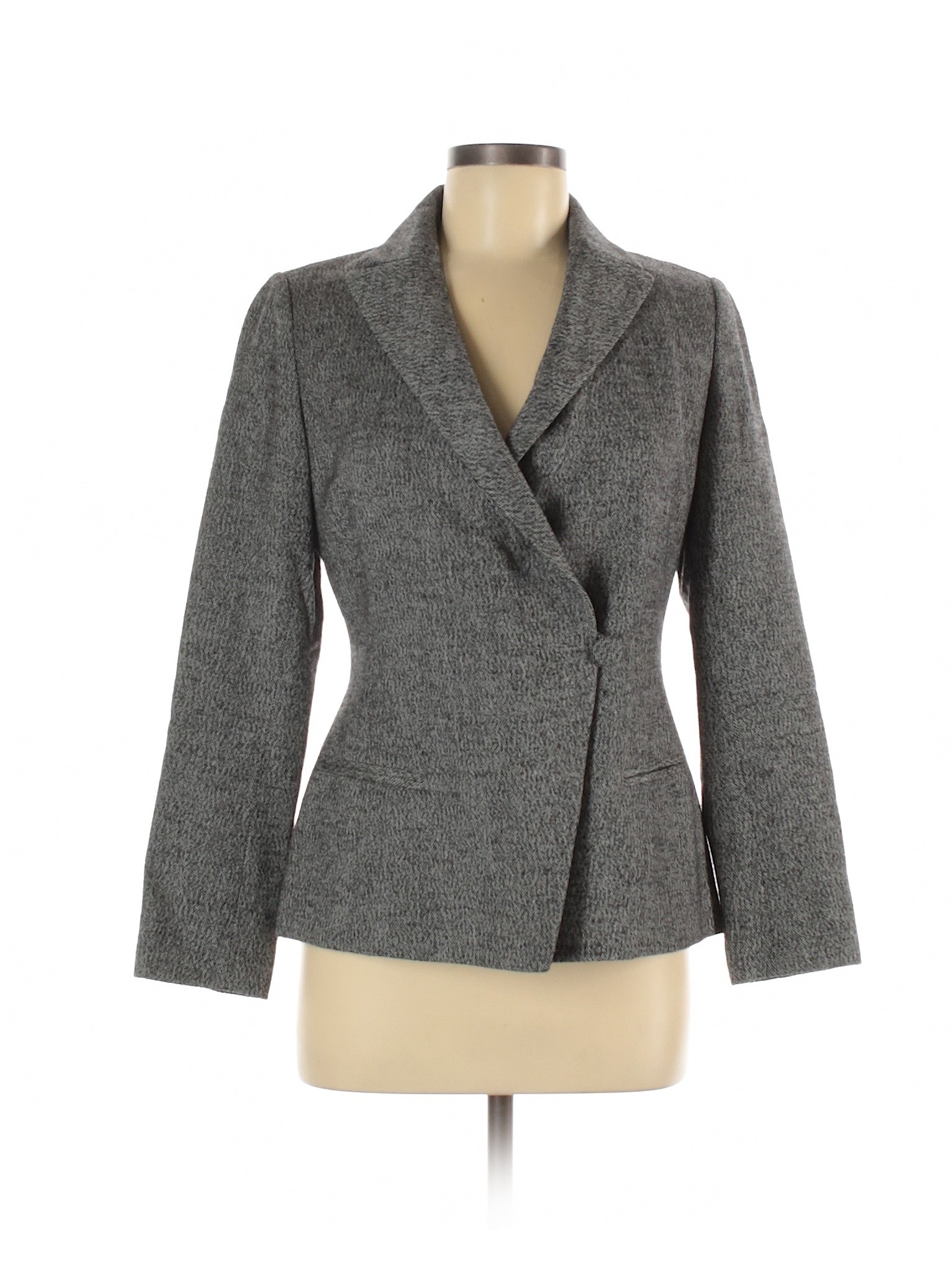 Assorted Brands Women Gray Wool Blazer 42 italian | eBay