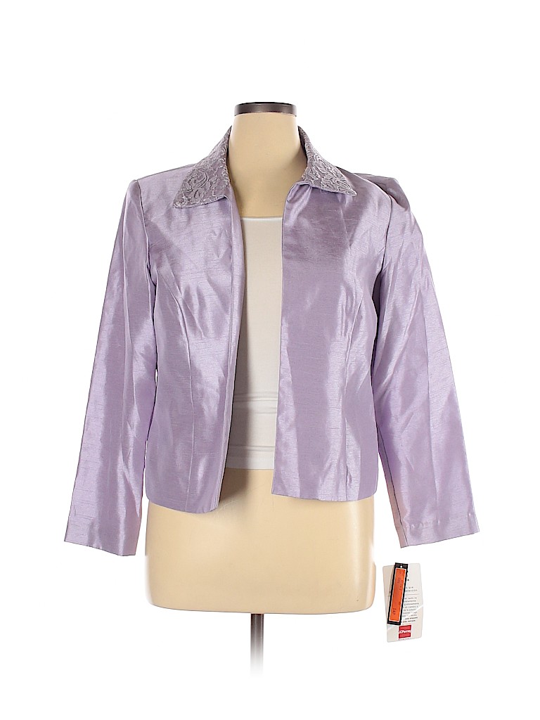 Bahari 100% Polyester Purple Jacket Size 14 (Petite) - photo 1