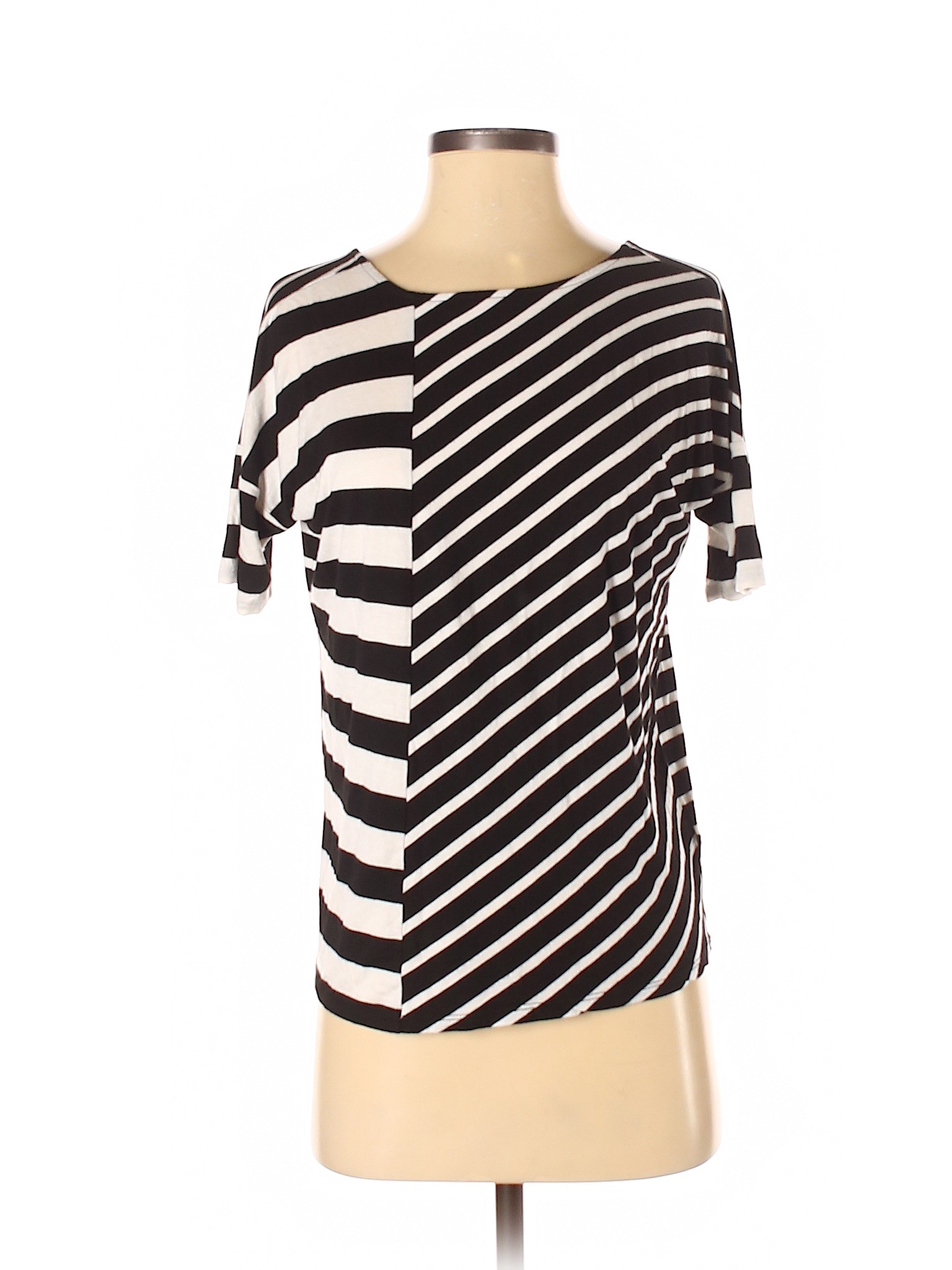 White House Black Market Women Gray Short Sleeve Top XS | eBay