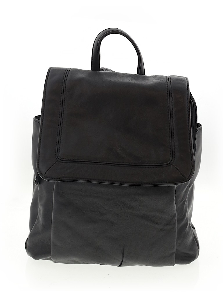 Wilsons Leather 100% Leather Solid Black Leather Backpack One Size - 72 ...