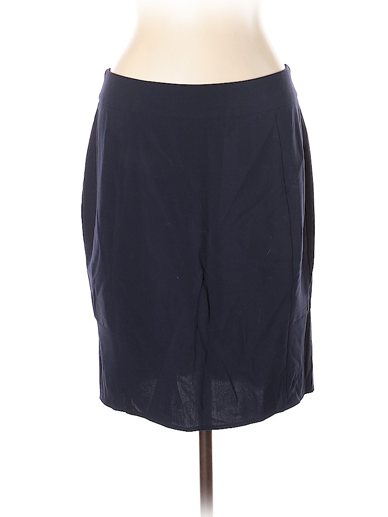 Body By Victoria Blue Casual Skirt Size 12 - photo 1