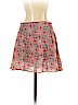 Free People 100% Rayon Red Casual Skirt Size S - photo 1