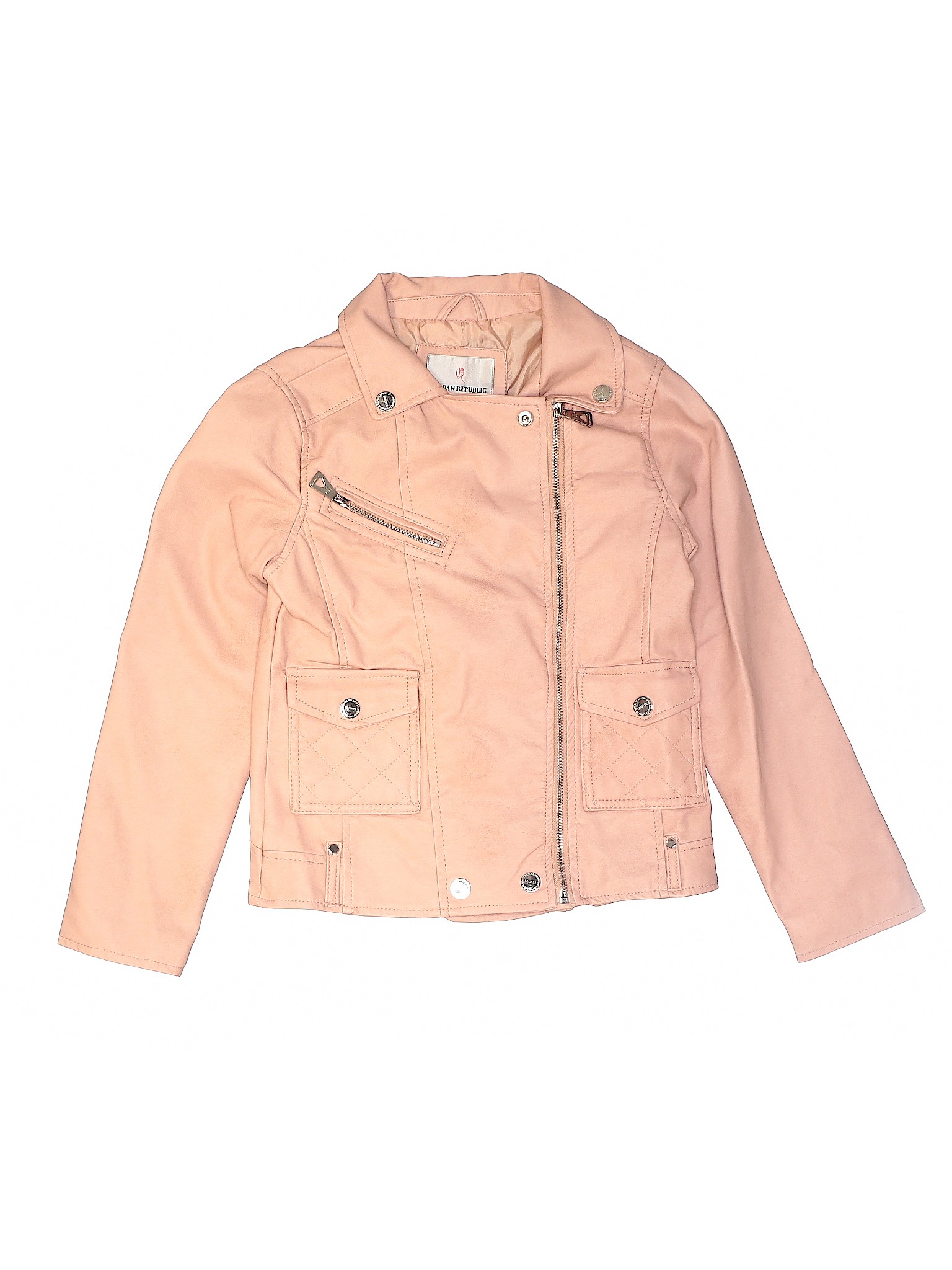 Urban Republic Girls Pink Faux Leather Jacket 10 | eBay