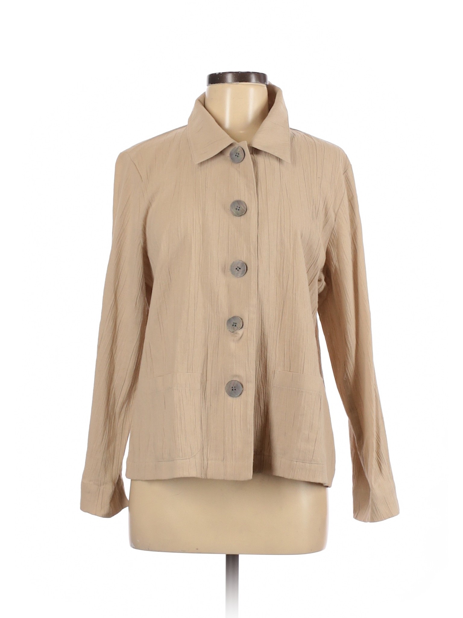 Appleseeds Women Brown Long Sleeve Blouse M | eBay