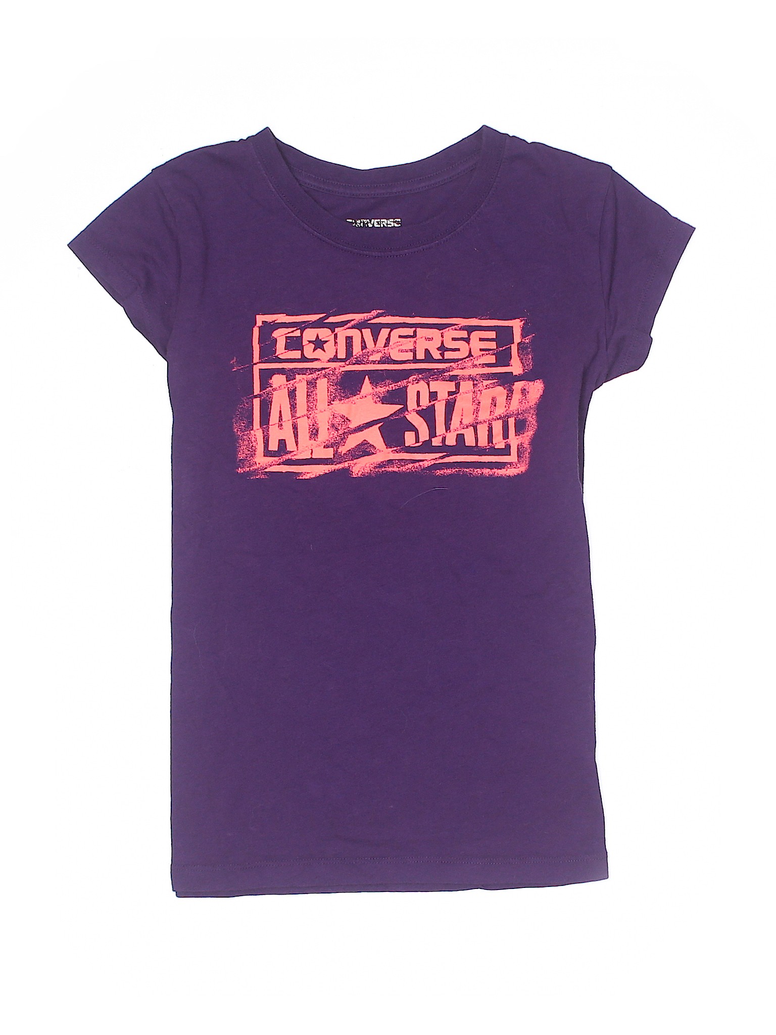 Converse Girls Purple Short Sleeve TShirt Medium kids eBay