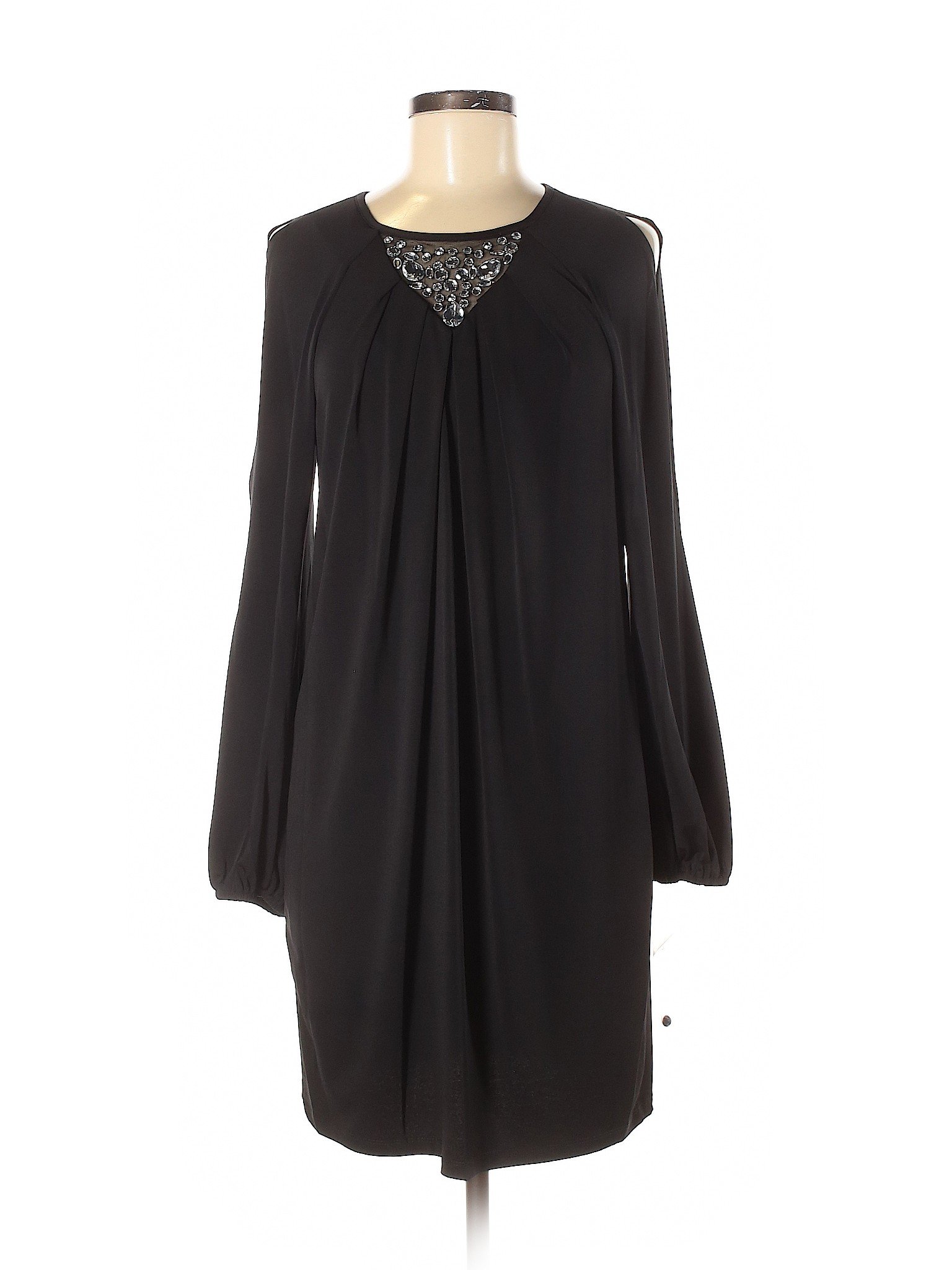 London Times Women Black Casual Dress 8 | eBay
