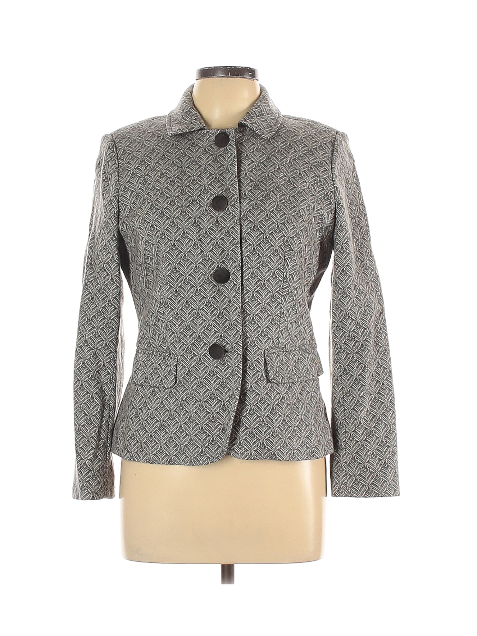 Talbots Women Gray Wool Coat 10 Petites | eBay