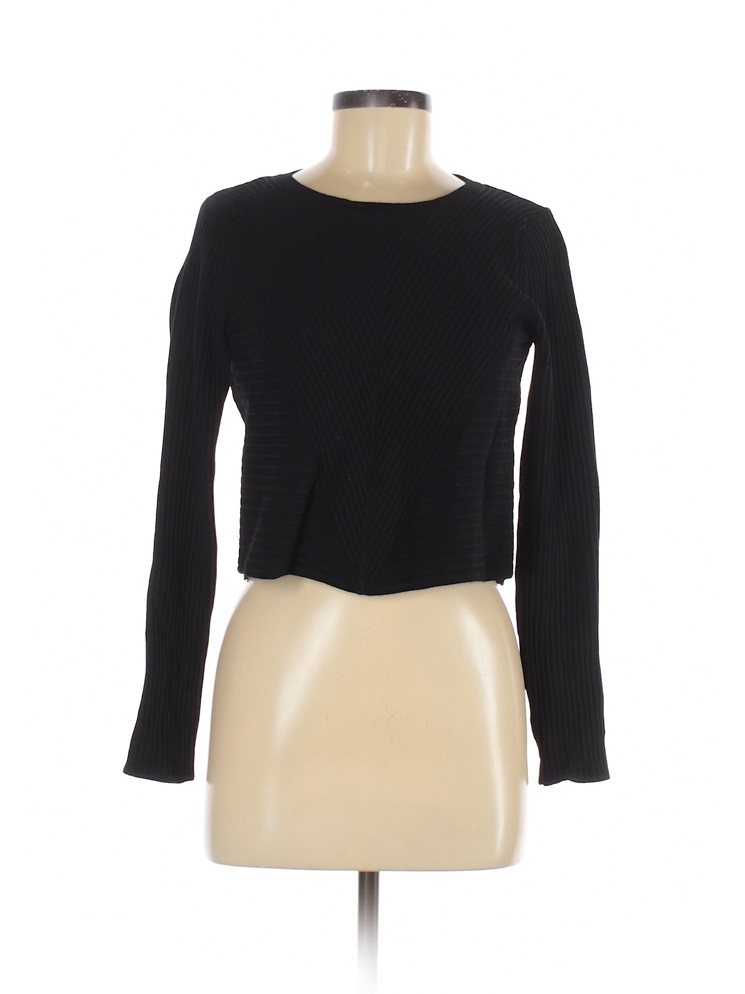 Zara Women Black Pullover Sweater M | eBay