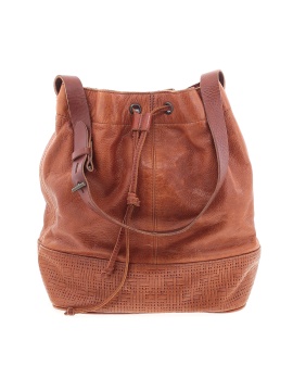 Holding Horses Leather Bucket Bag