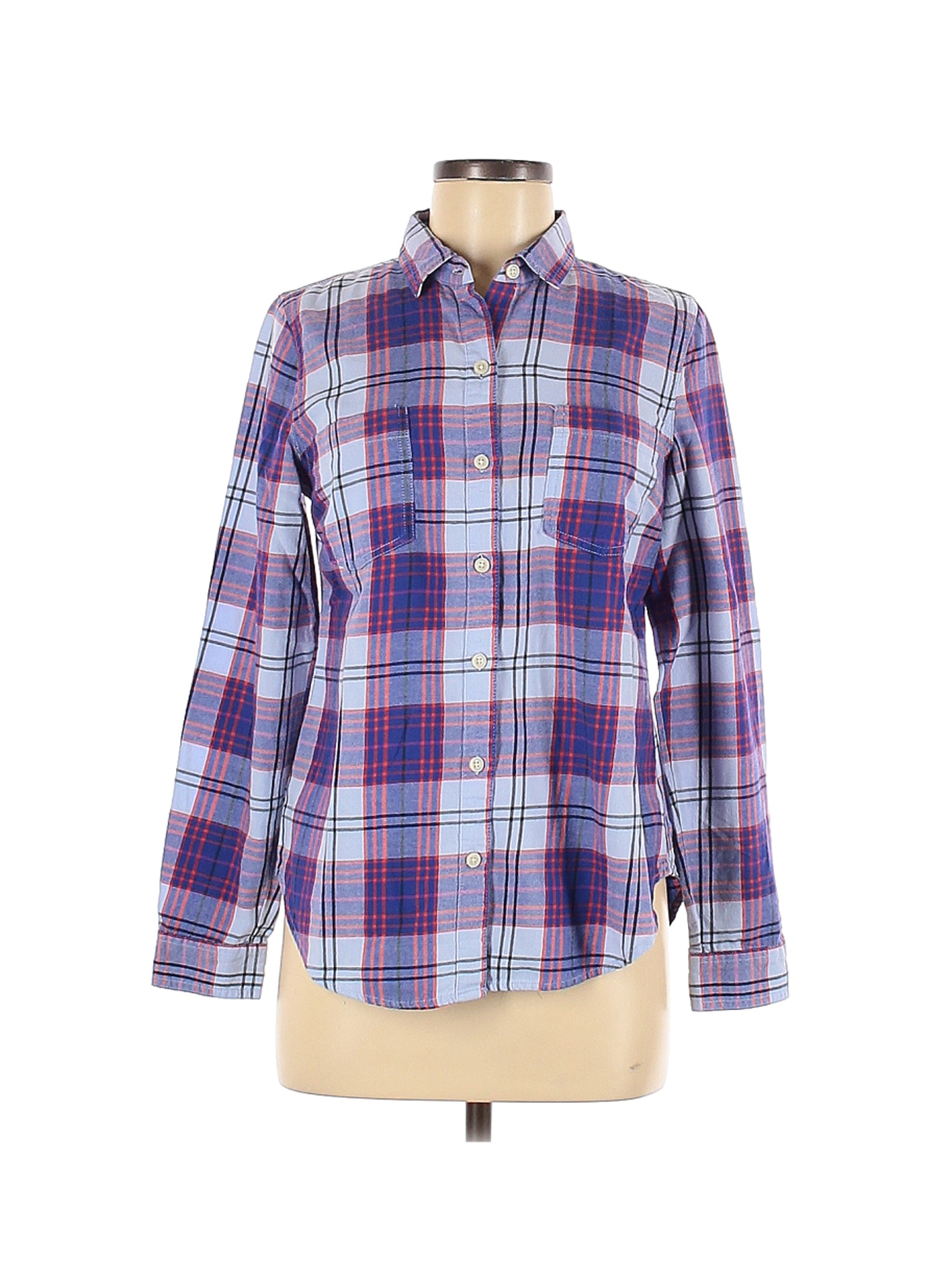 Old Navy Women Purple Long Sleeve Button-Down Shirt S | eBay