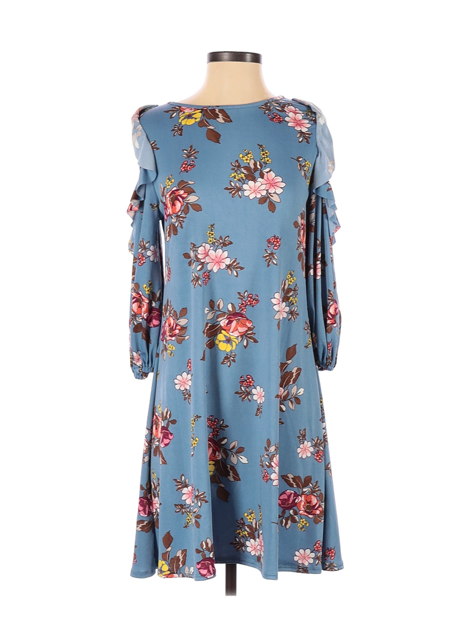 Assorted Brands Women Blue Casual Dress M | eBay