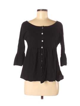 Michael Stars 3/4 Sleeve Button-Down Shirt