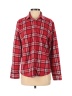 Riders by Lee 100% Polyester Plaid Red Long Sleeve Button-Down Shirt Size S - photo 1