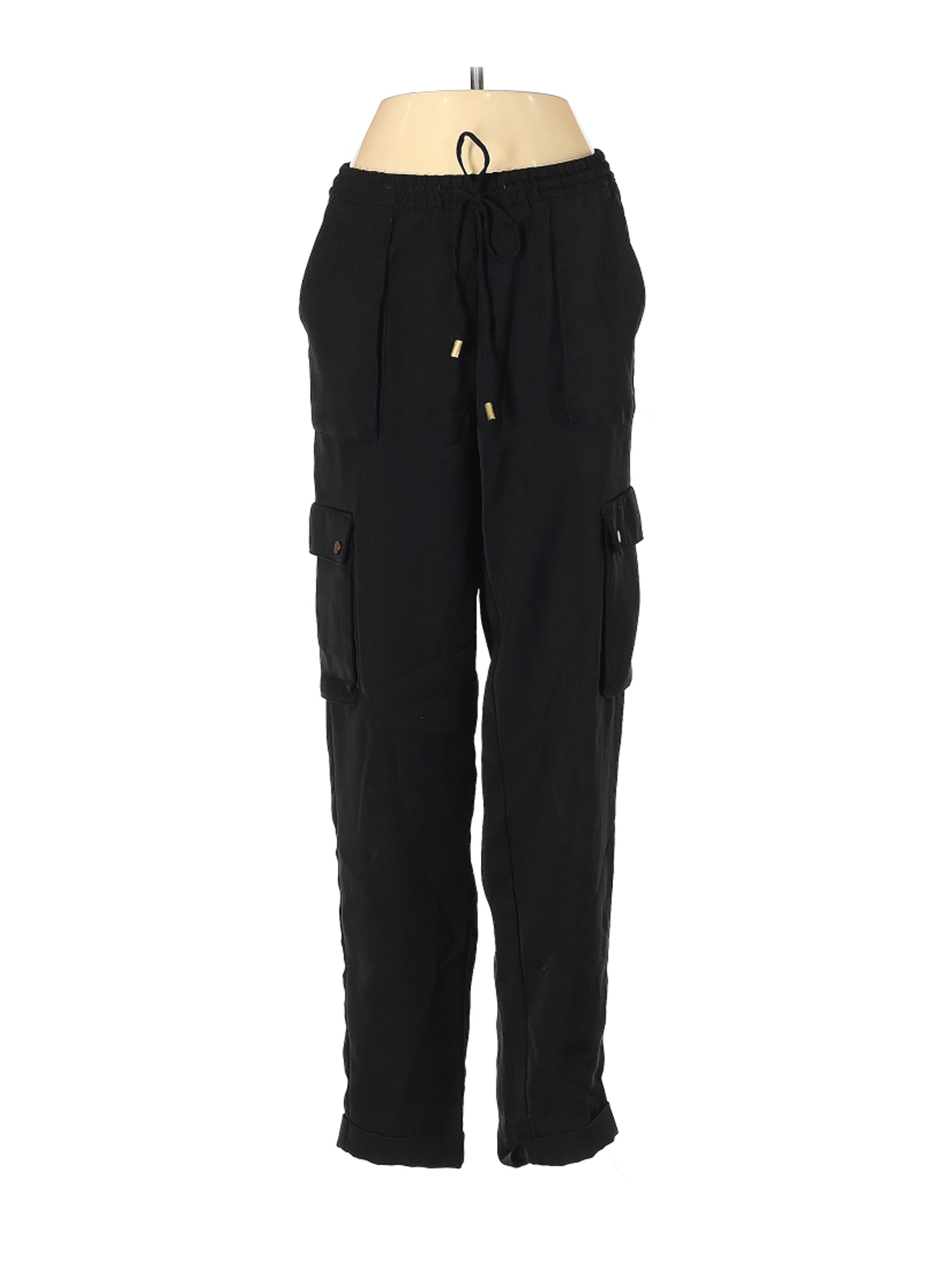 h&m black cargo pants