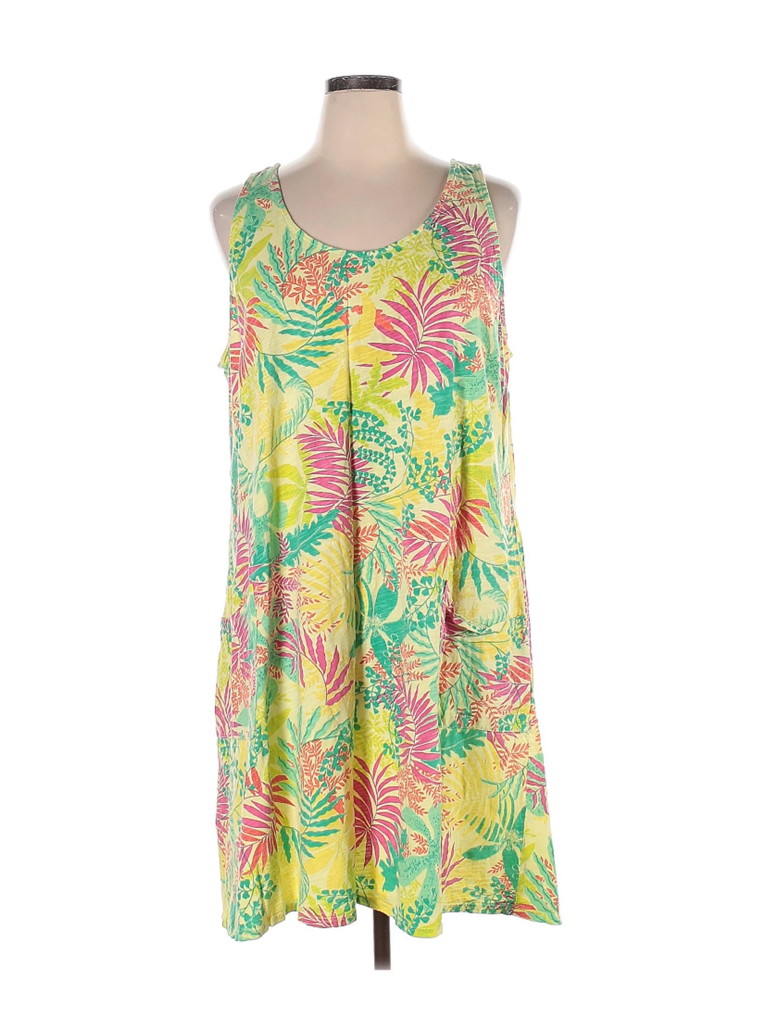 Fresh Produce Women Yellow Casual Dress 16 | eBay