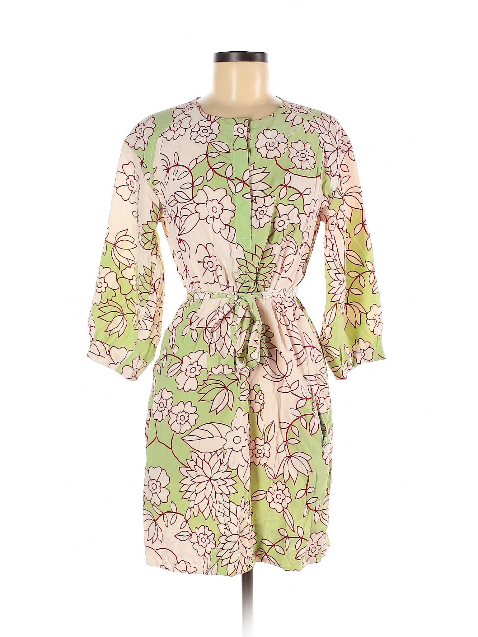 Diane von Furstenberg Women Green Casual Dress 6 | eBay