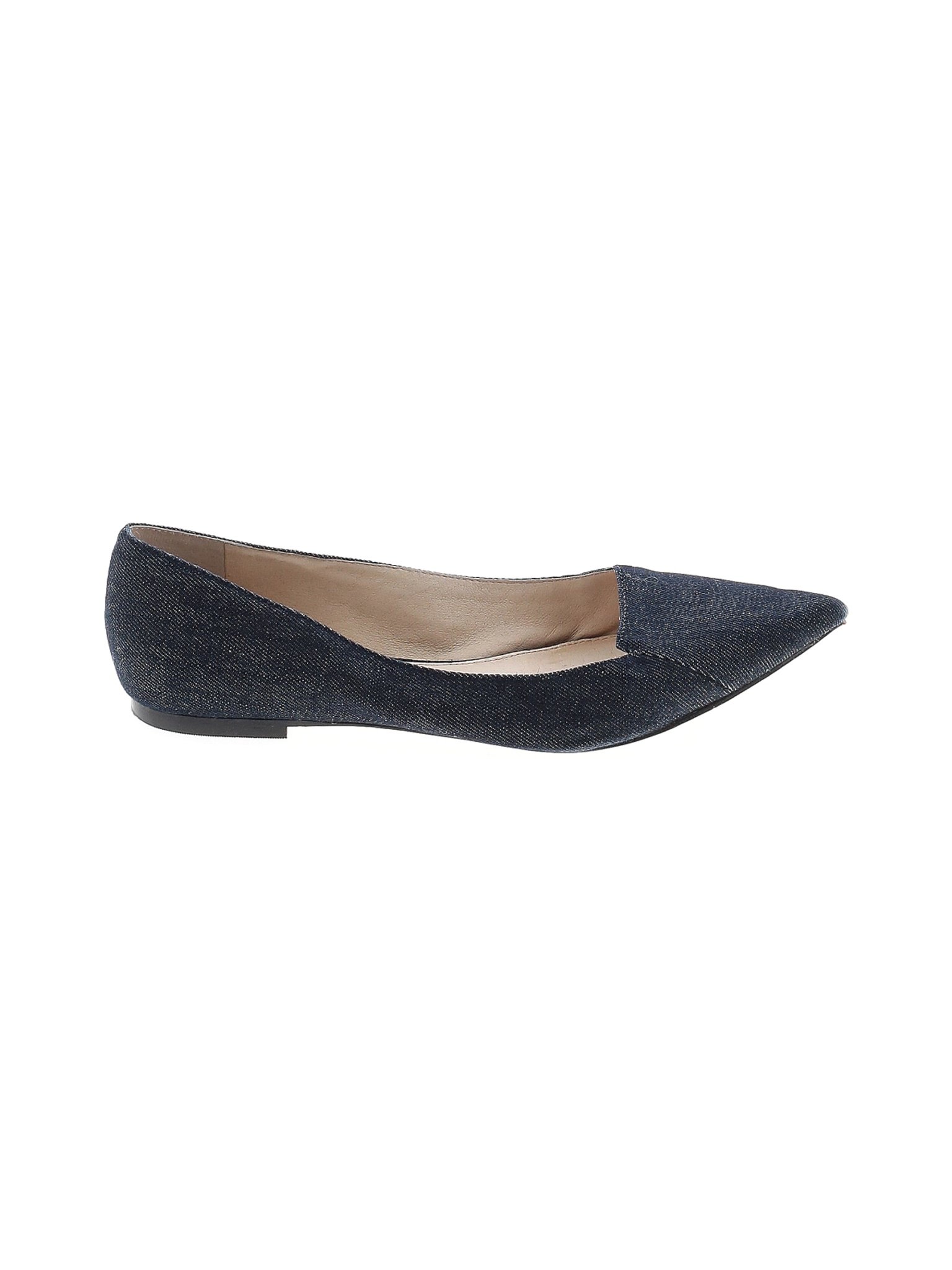 vince camuto black leather flats