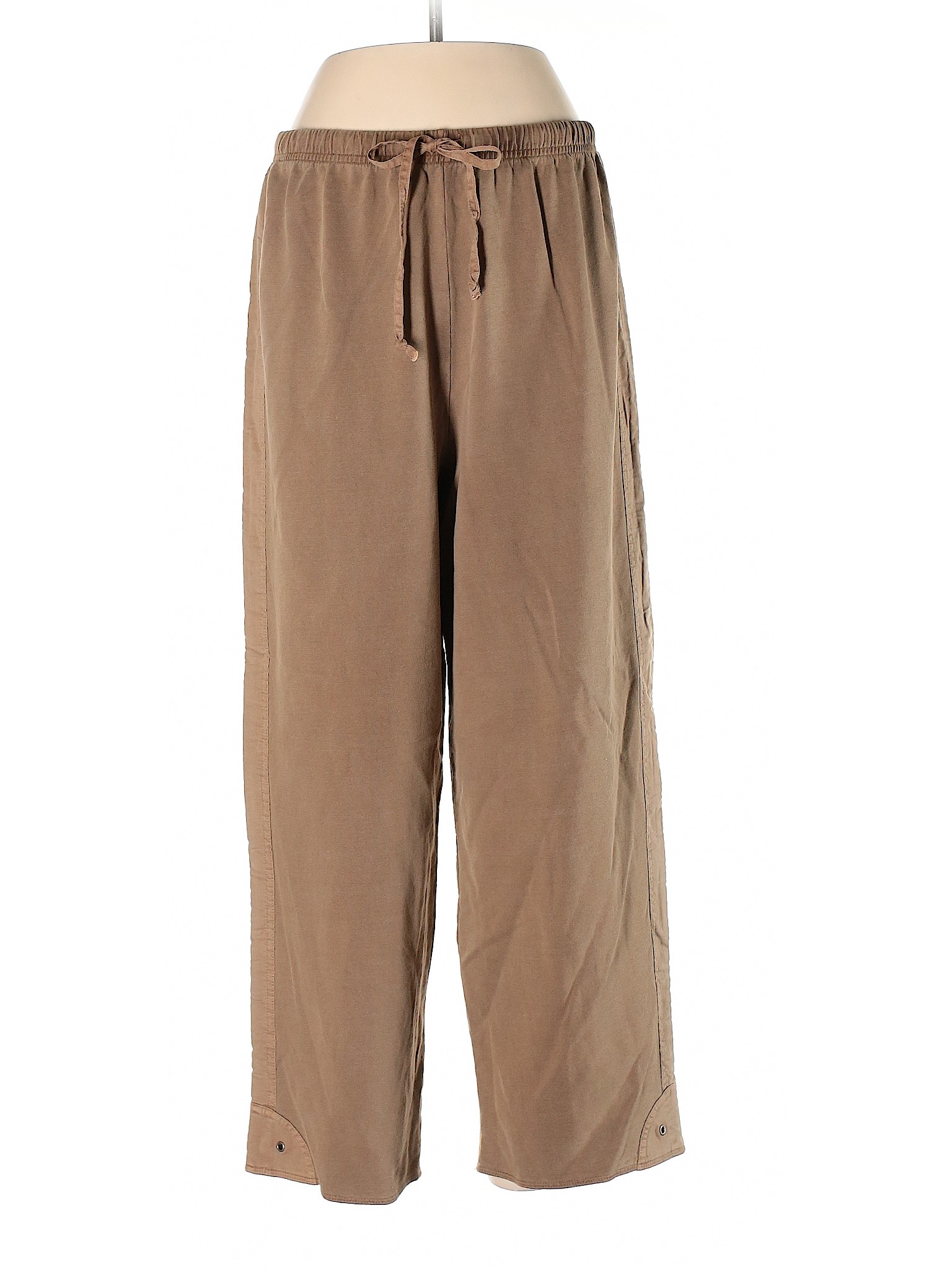 Hot Cotton Women Brown Casual Pants XL | eBay