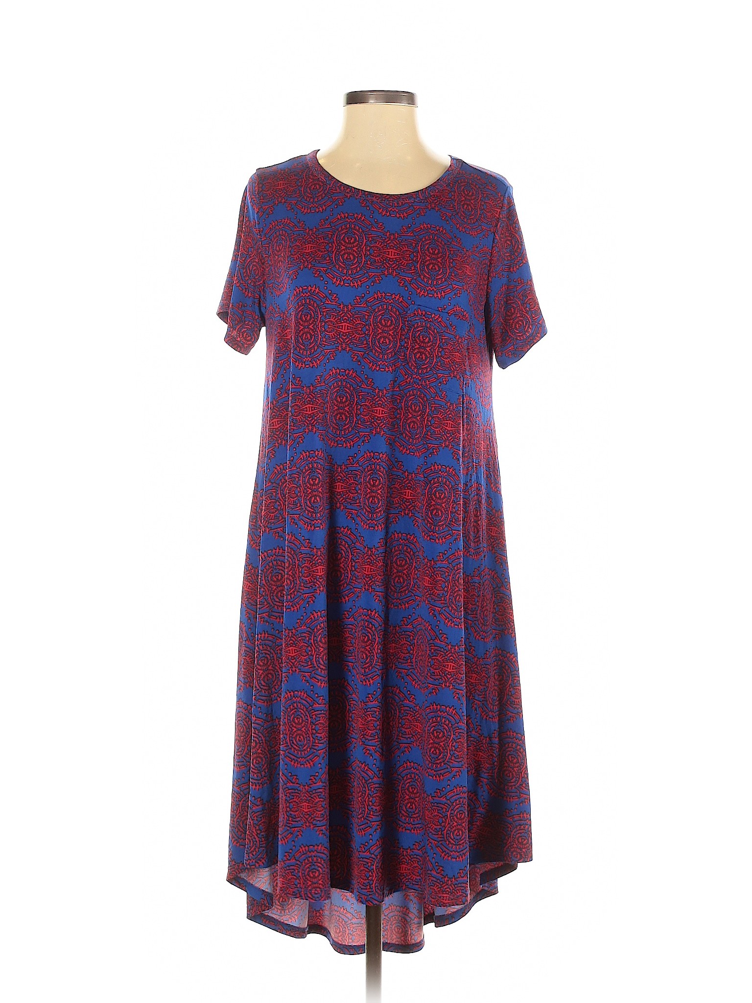 Lularoe Women Blue Casual Dress S | eBay