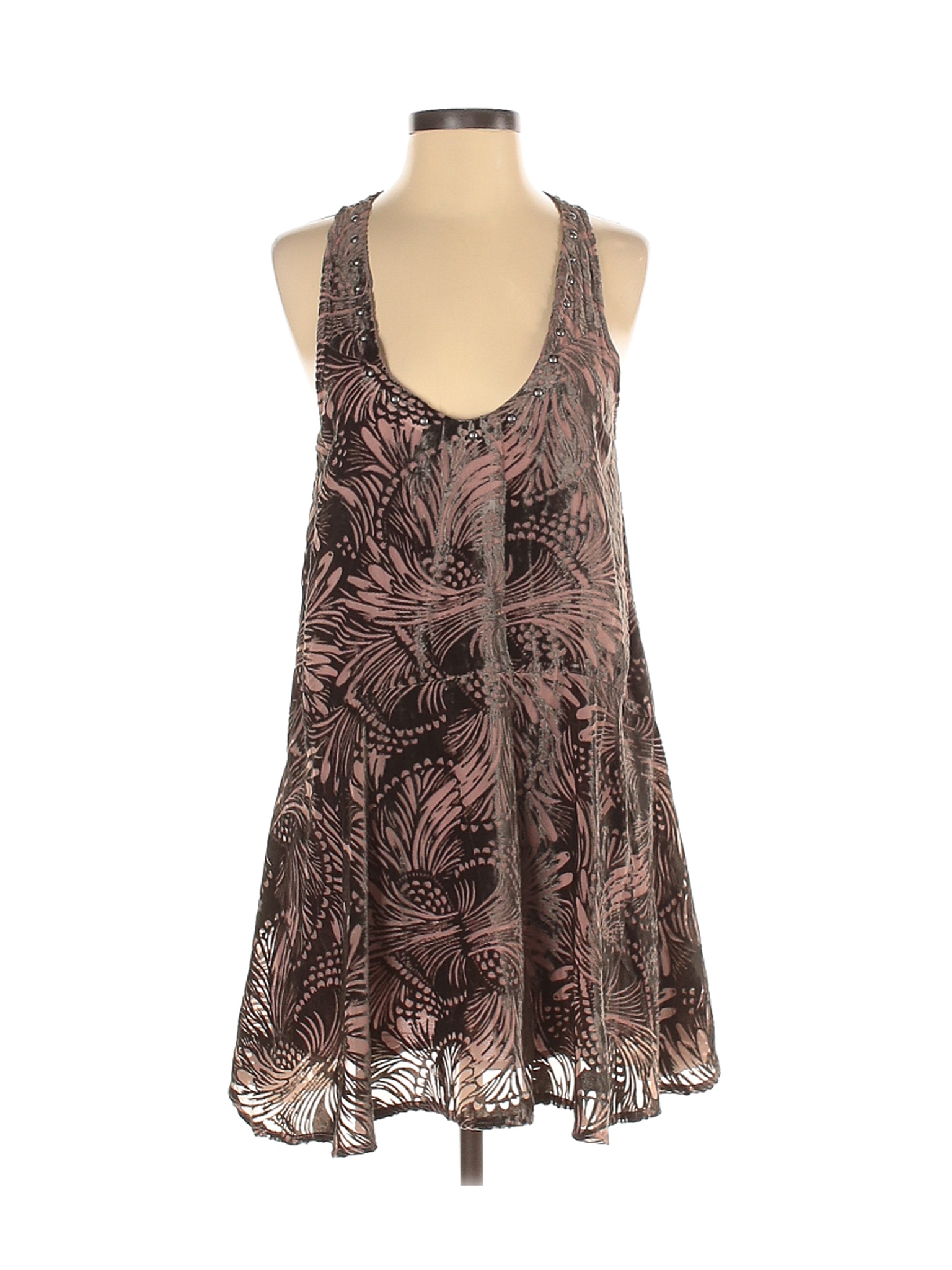 Free People Women Brown Casual Dress S | eBay