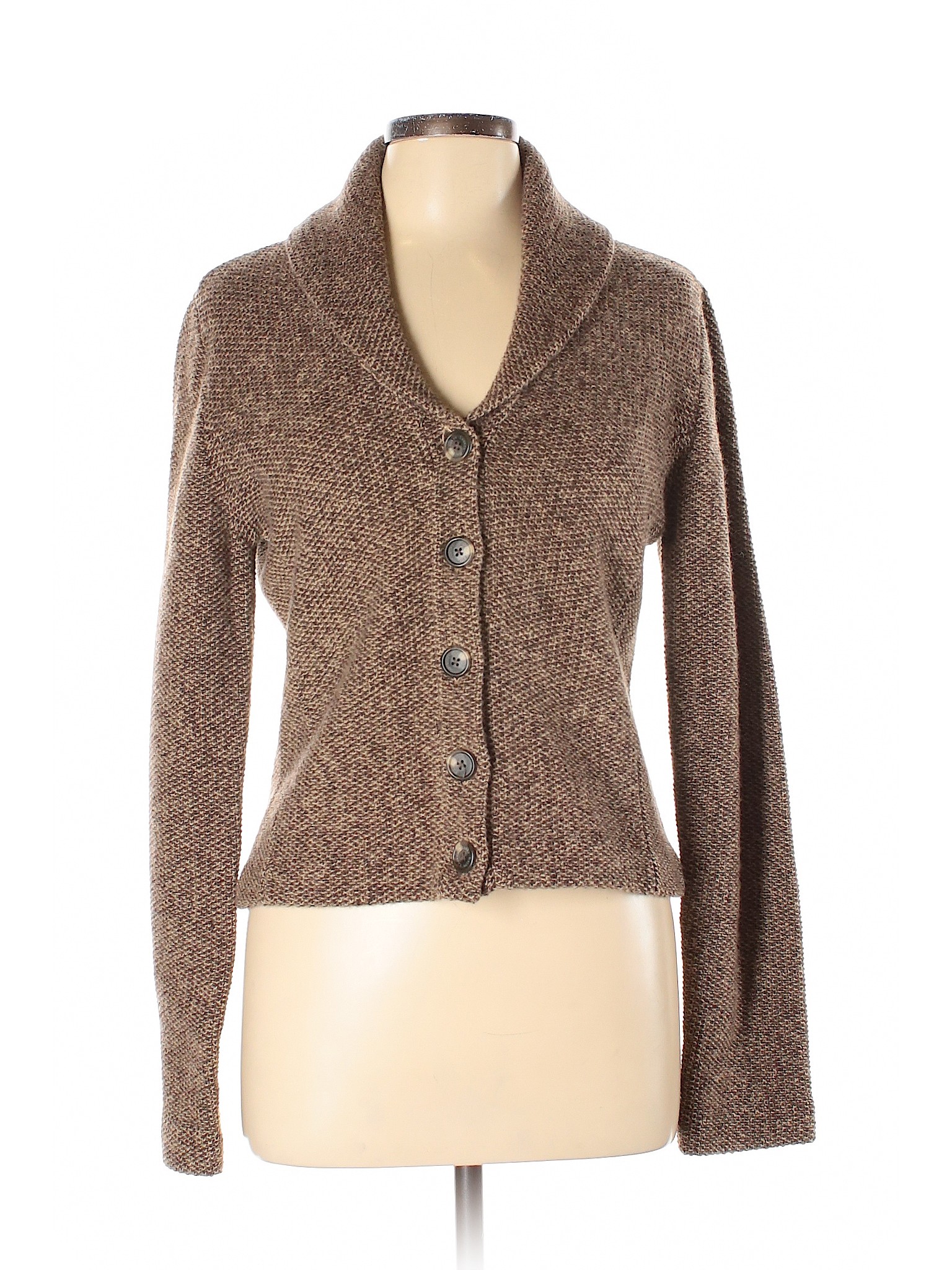 Lauren by Ralph Lauren Women Brown Wool Blazer L | eBay