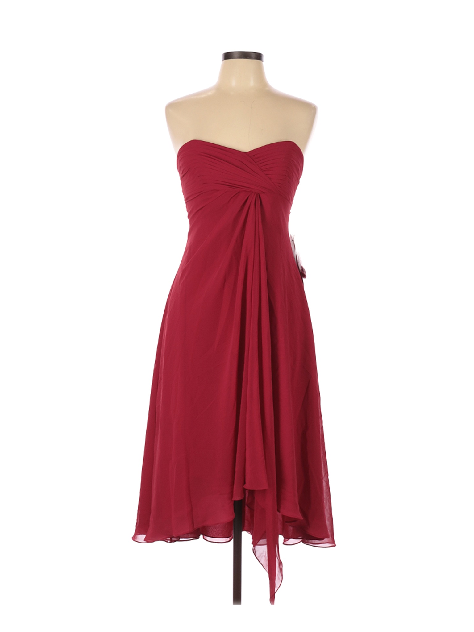 NWT David's Bridal Women Red Cocktail Dress 10 eBay