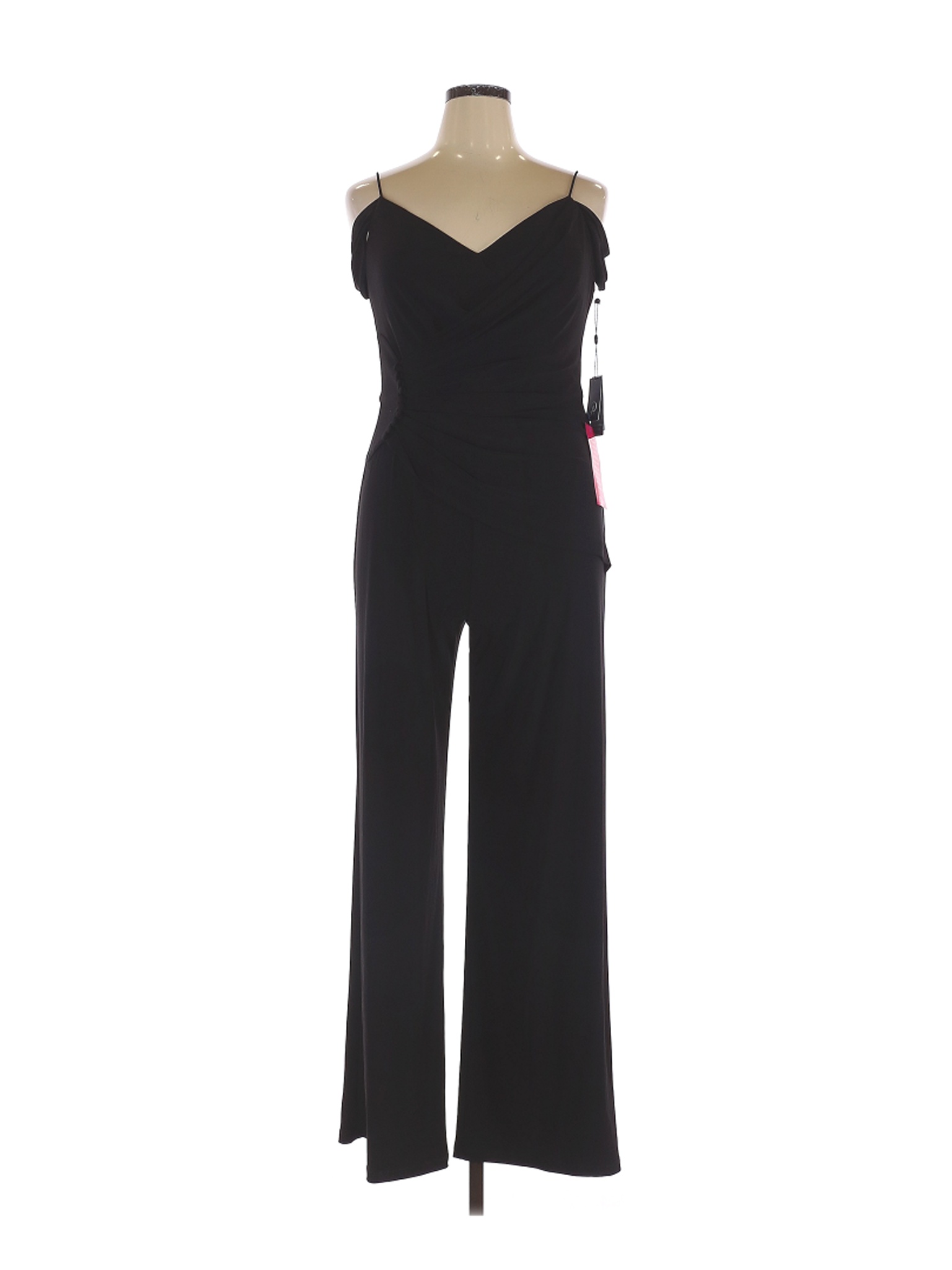 NWT Adrianna Papell Women Black Jumpsuit 14 | eBay