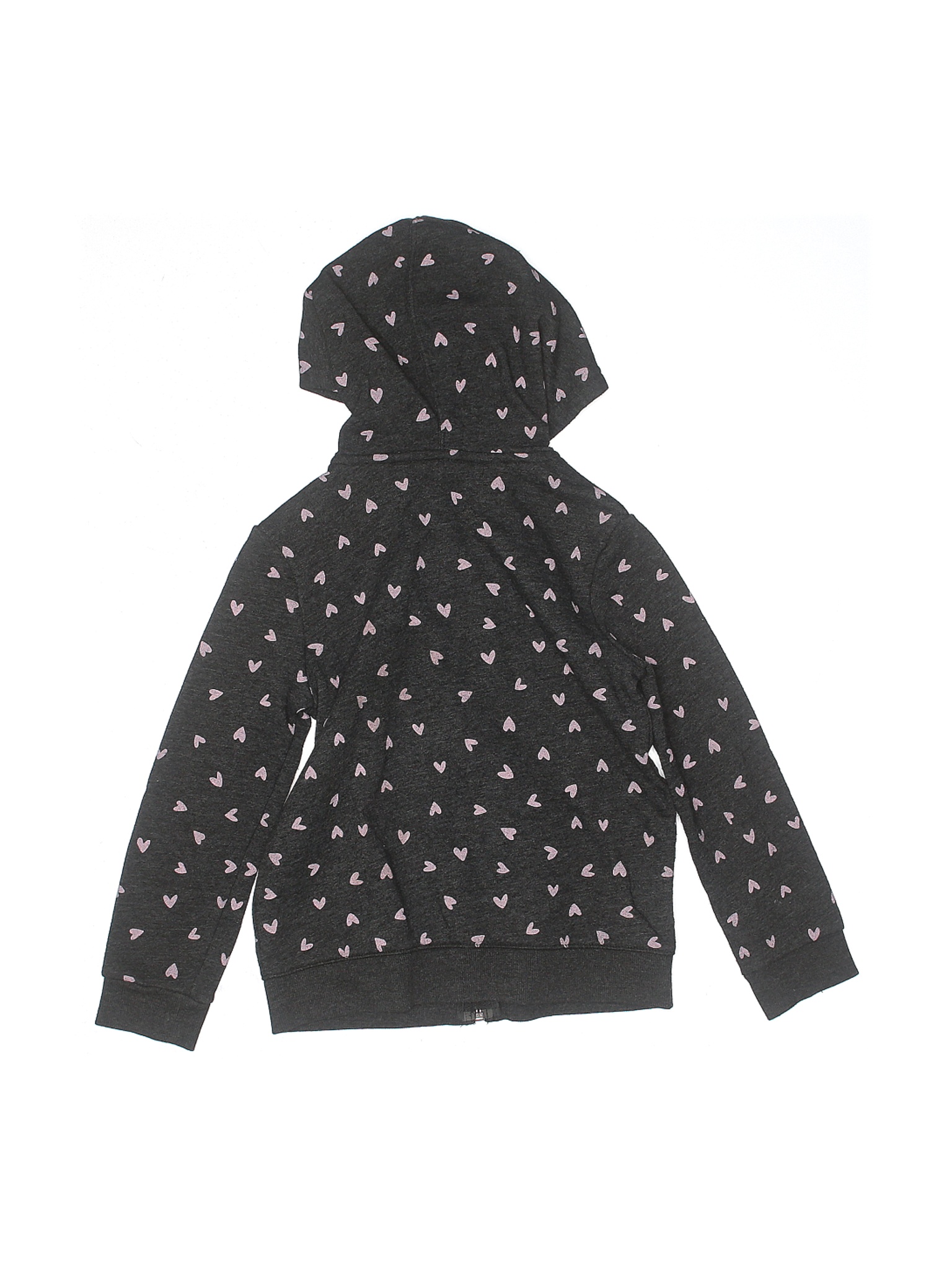 Cat & Jack Girls Black Zip Up Hoodie 6 eBay