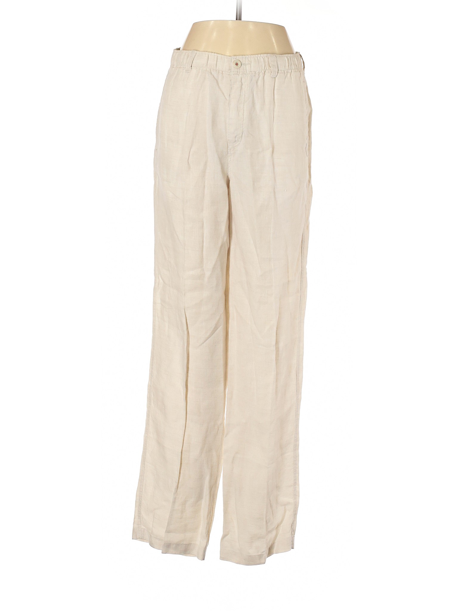 ivory linen pants