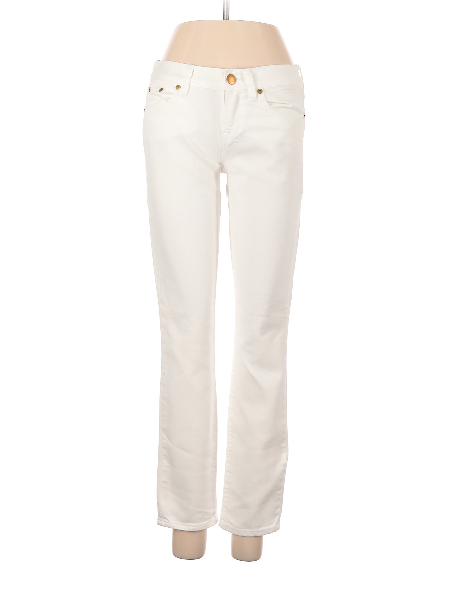J.Crew Women White Jeans 27W | eBay