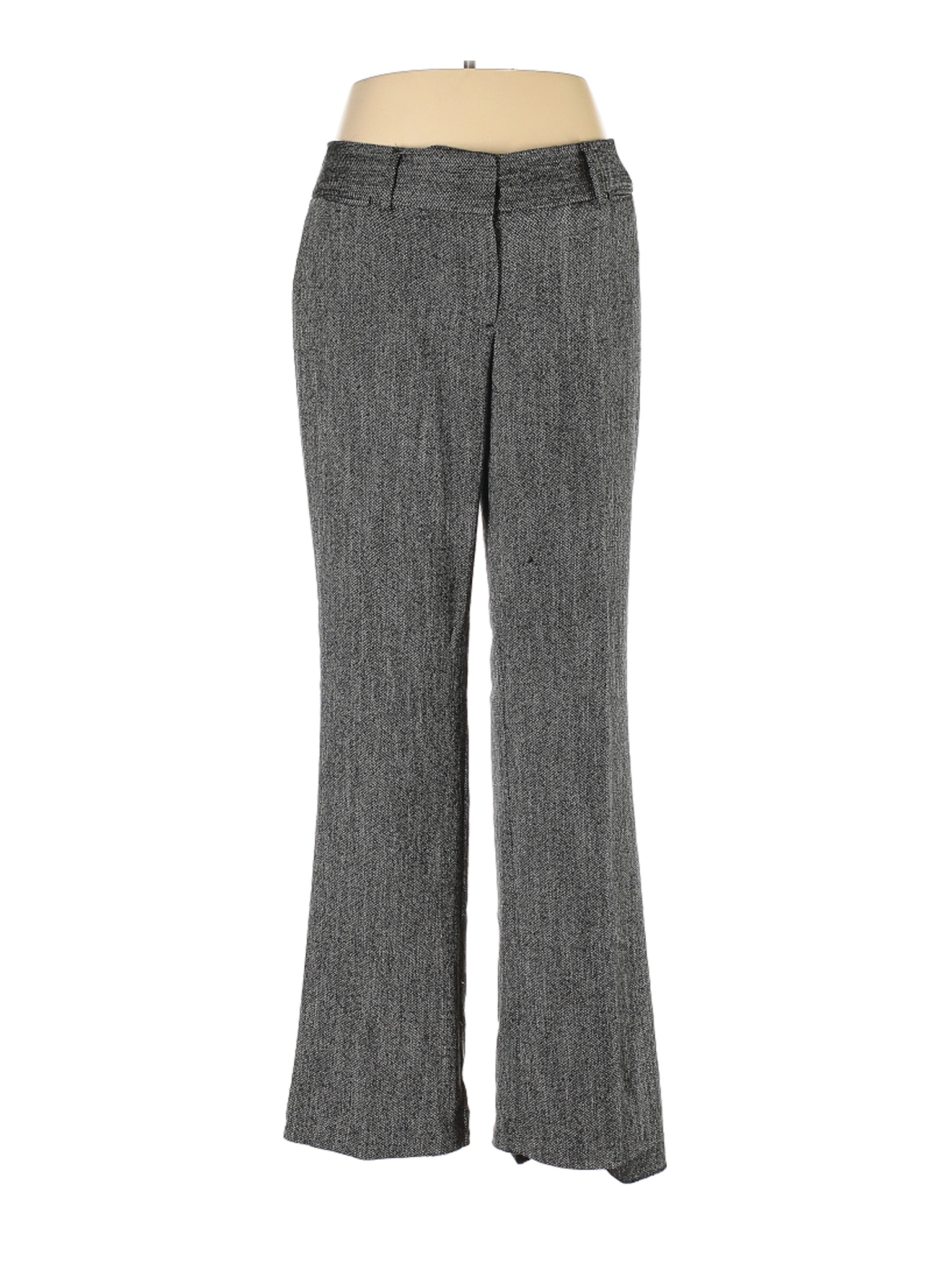 Ann Taylor LOFT Women Gray Dress Pants 10 | eBay